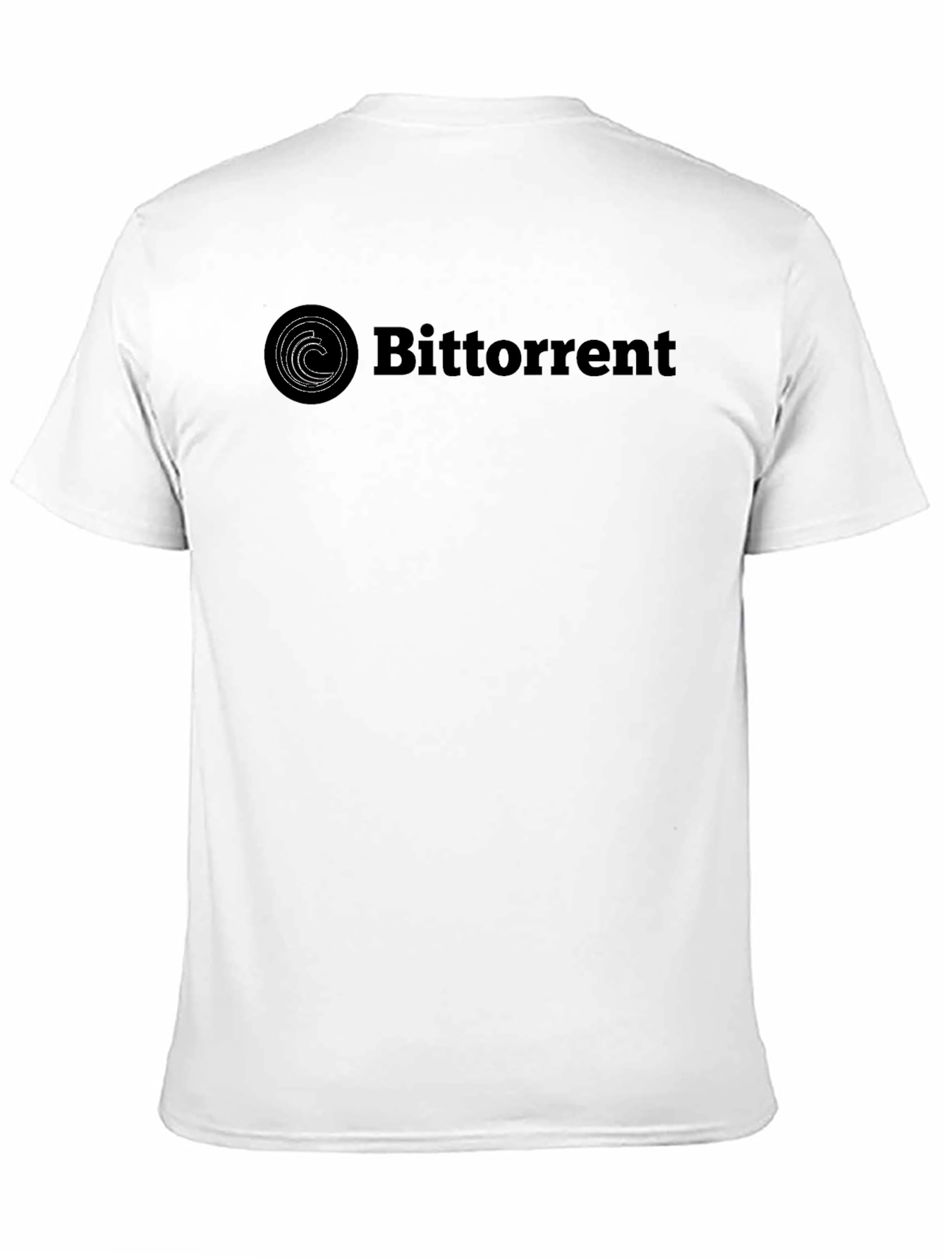 BitTorrent Black Graphic T-Shirt