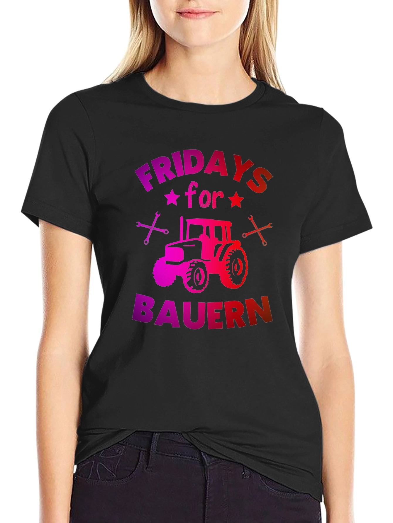 Fridays for Bauern Tractor Graphic Tee
