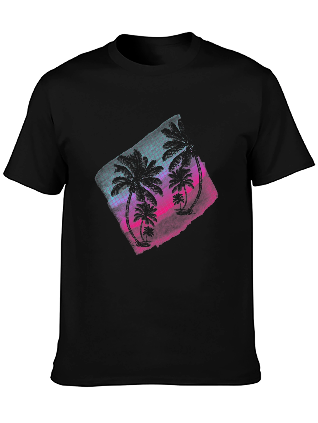 Retro Palm Tee - Black T-Shirt