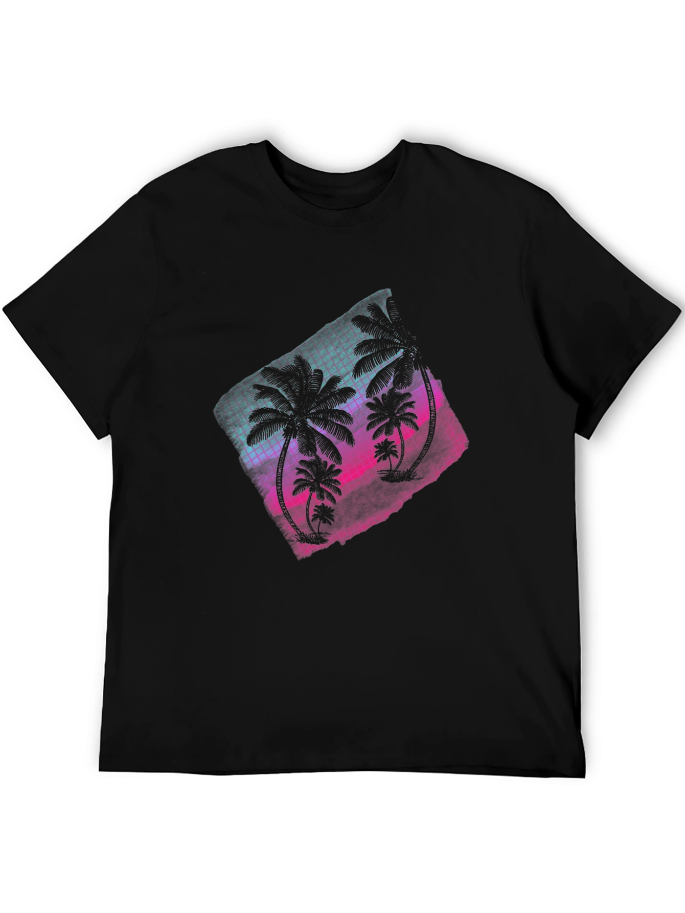 Retro Palm Tee - Black T-Shirt