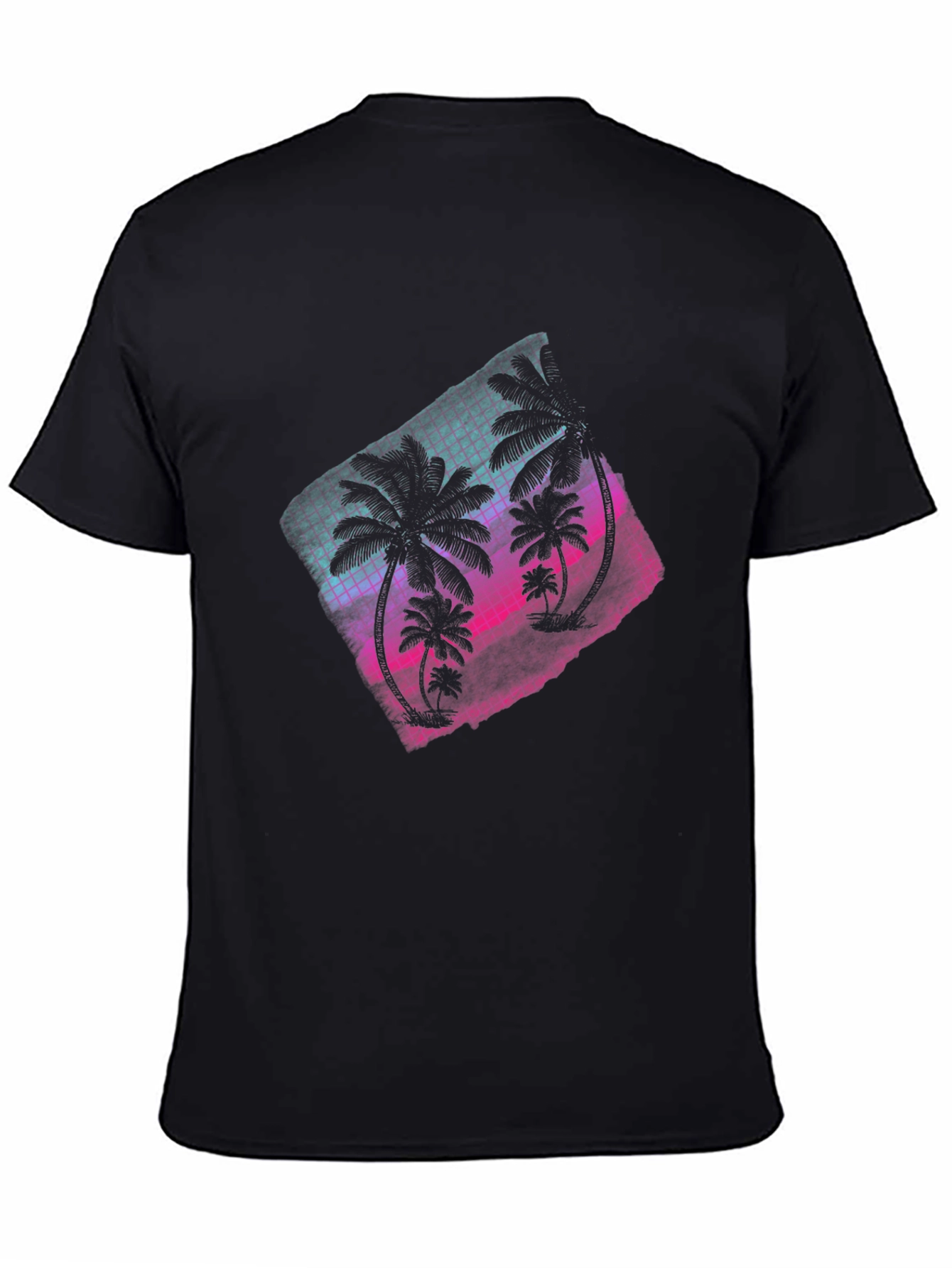 Retro Palm Tee - Black T-Shirt