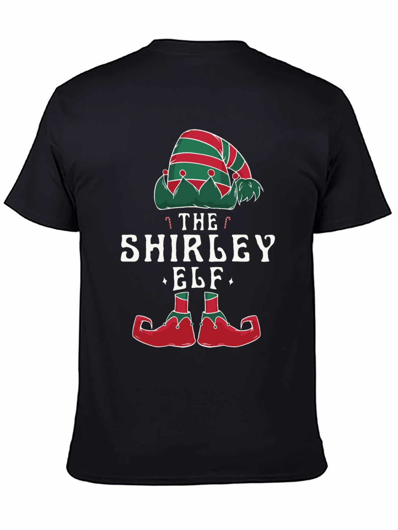 Shirley Elf Christmas T-Shirt - Holiday Festive Apparel