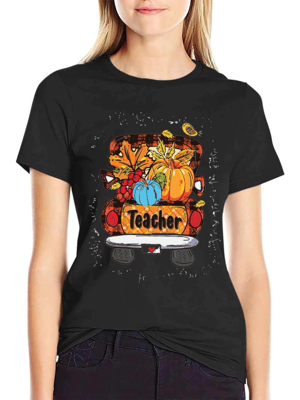 Teacher Fall Truck T-Shirt