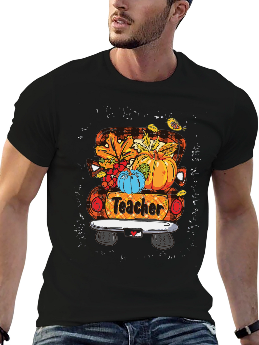 Teacher Fall Truck T-Shirt