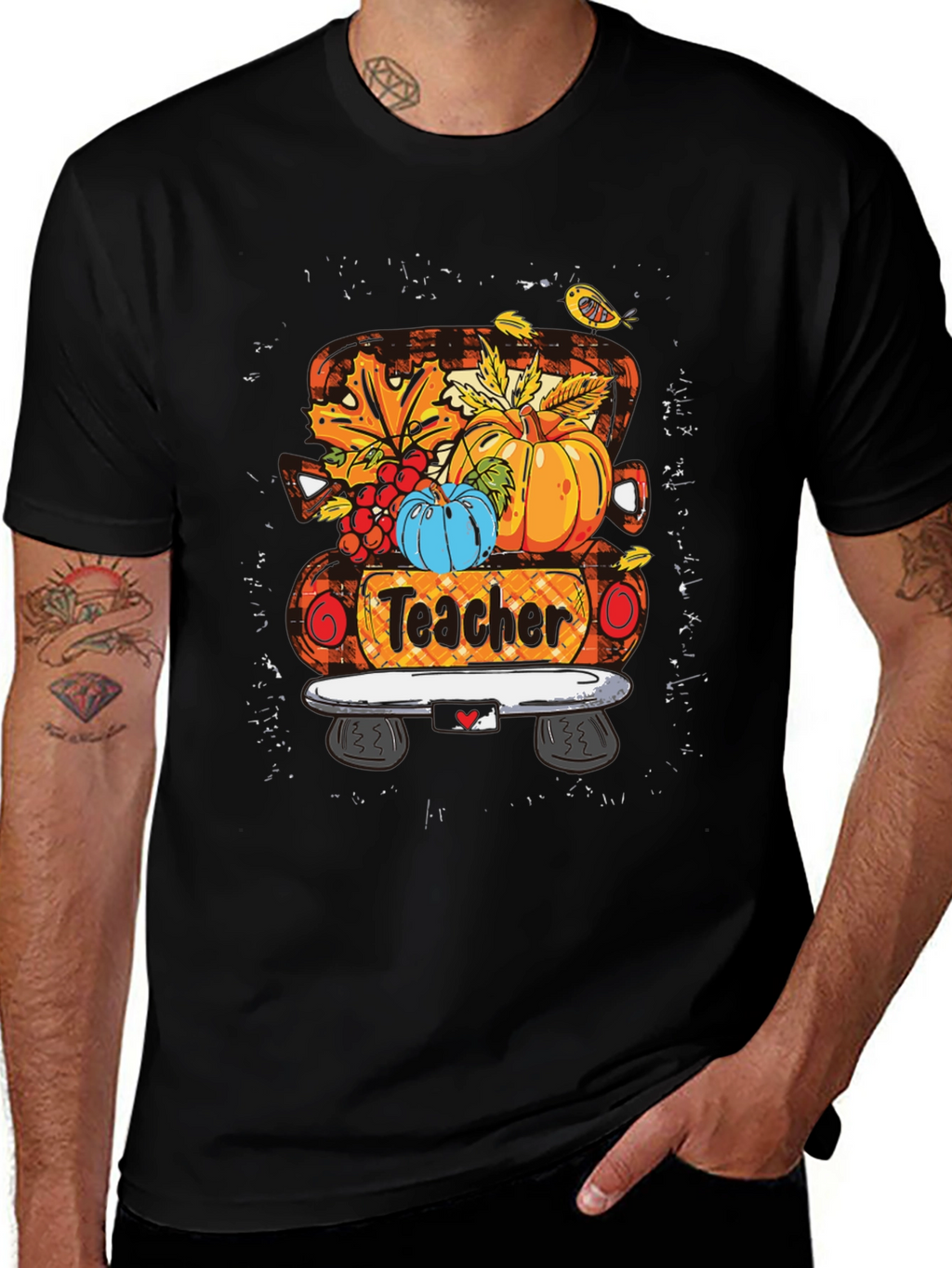 Teacher Fall Truck T-Shirt
