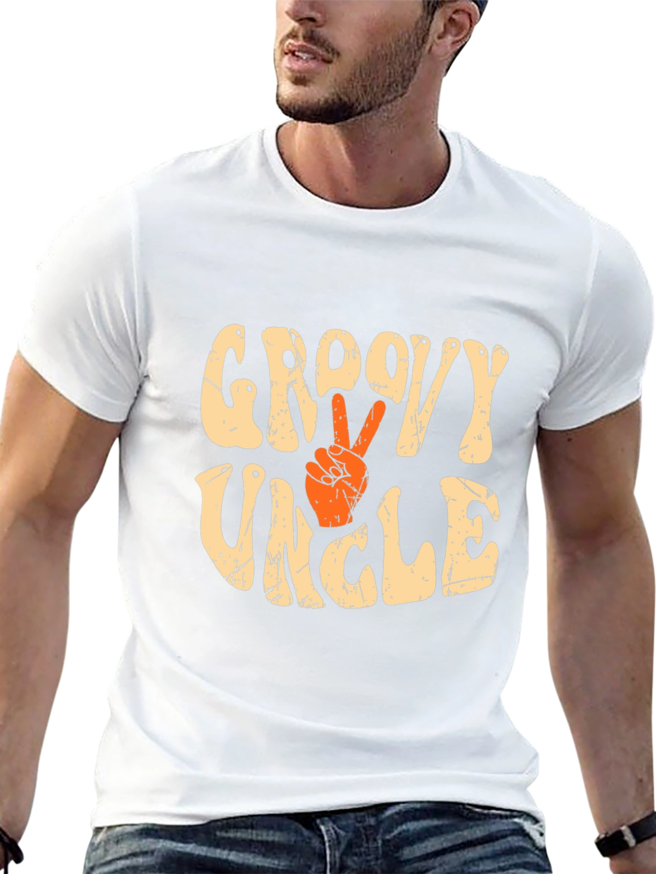 Groovy Uncle T-Shirt - Retro Style
