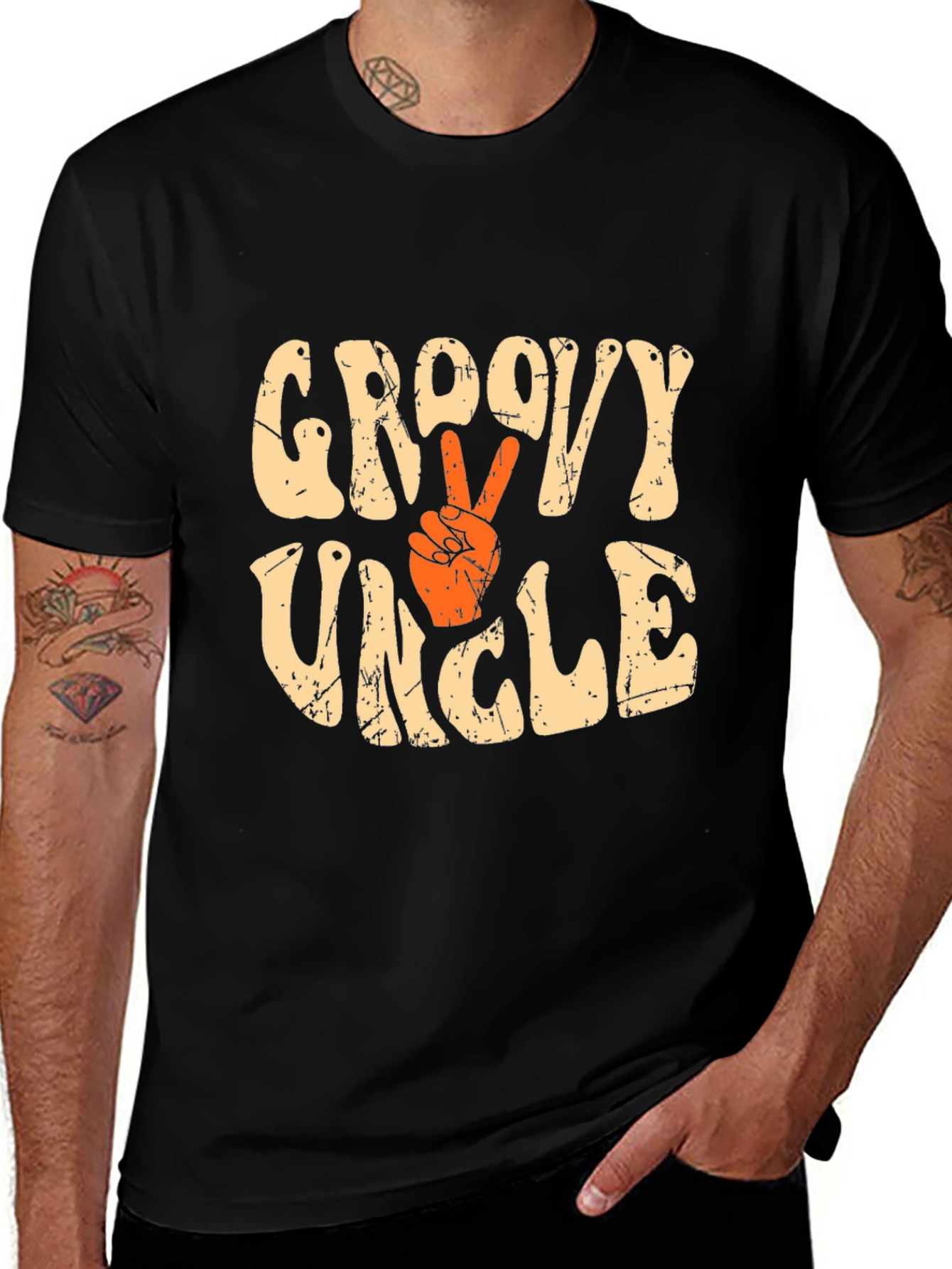 Groovy Uncle T-Shirt - Retro Style