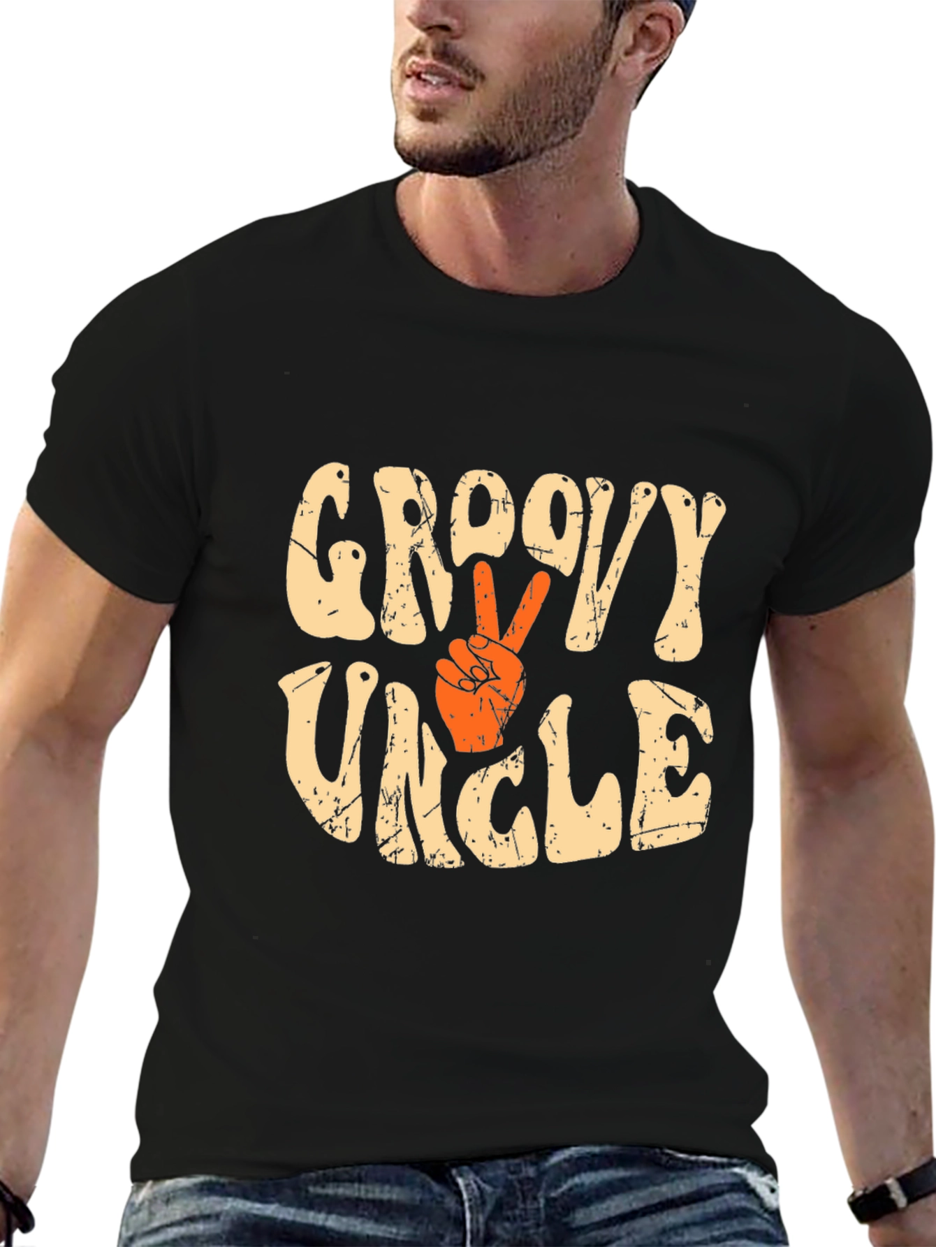 Groovy Uncle T-Shirt - Retro Style