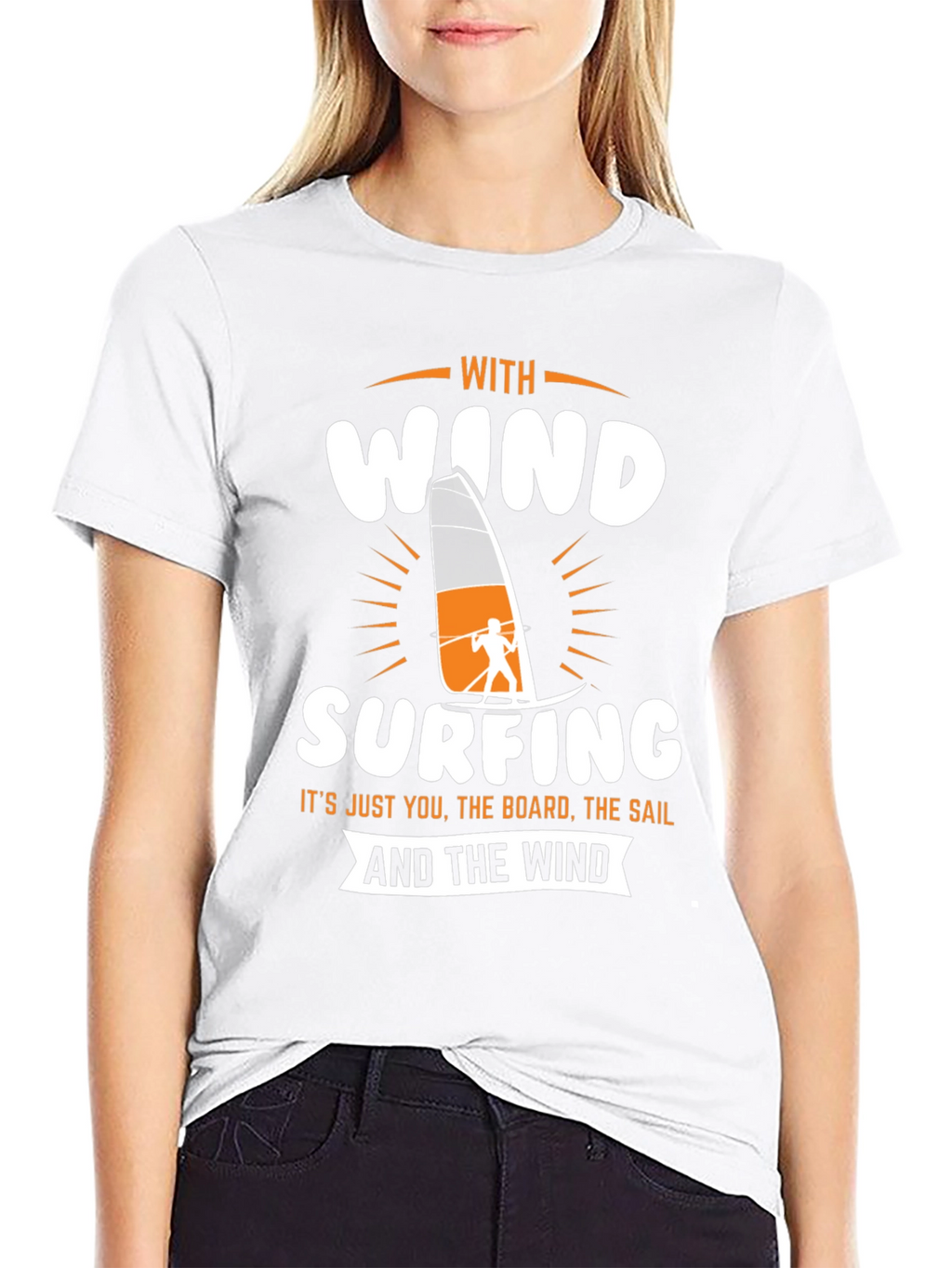 Windsurfing T-Shirt - Just You The Board The Sail