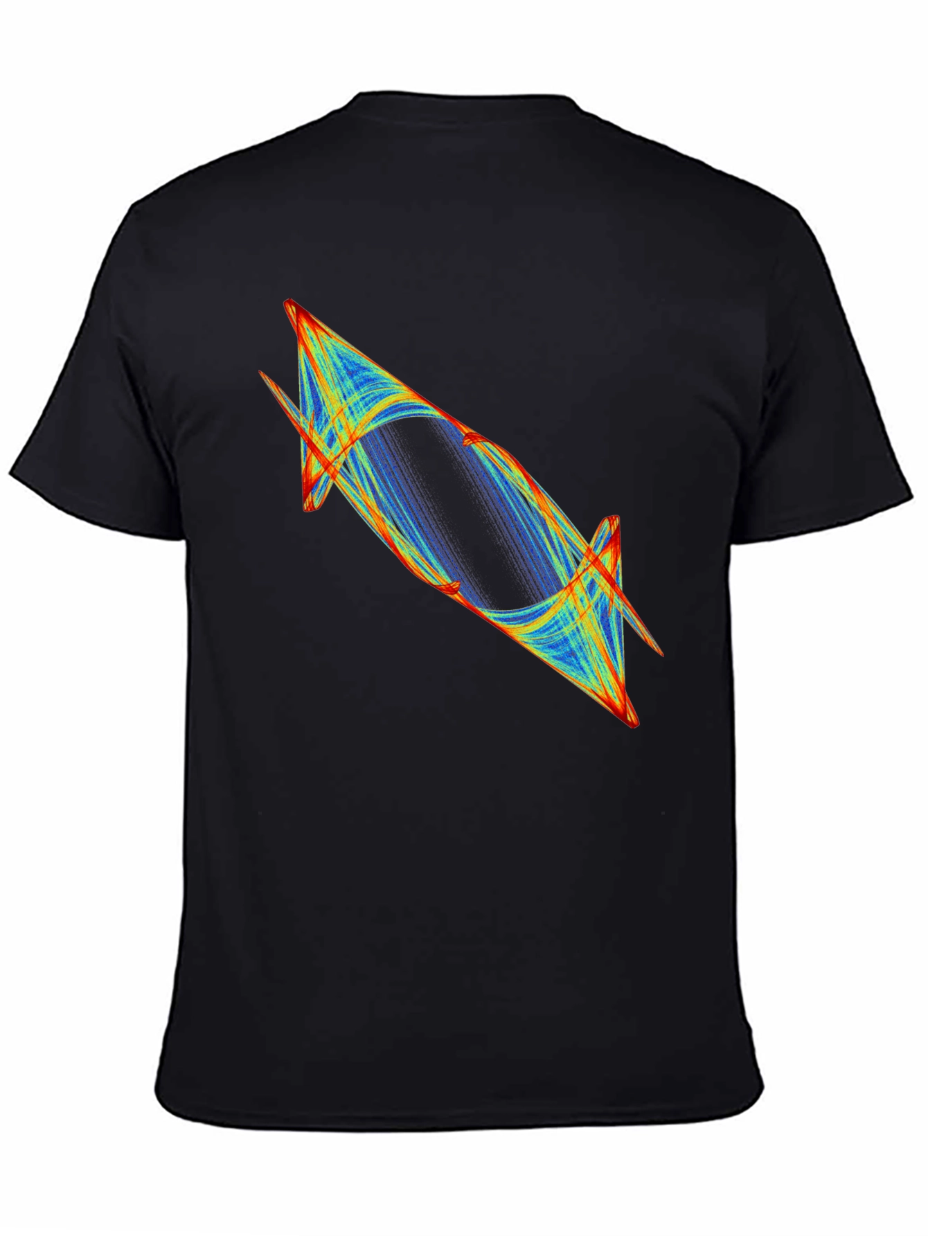 Abstract Graphic Tee - Modern Black T-Shirt