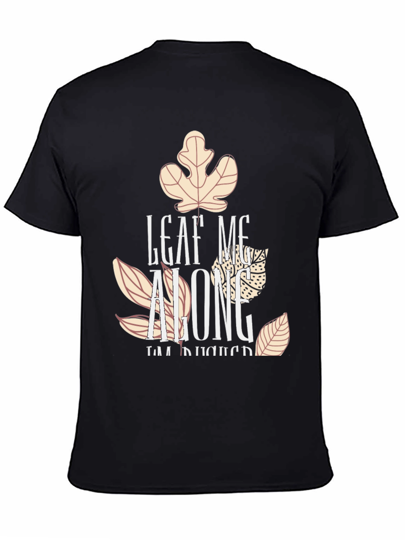 Leaf Me Alone Funny Fall Graphic Tee