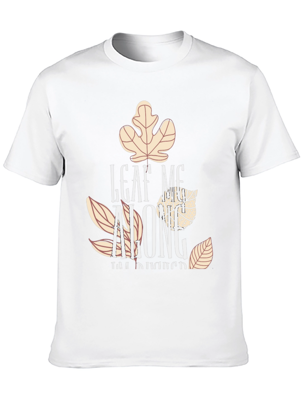Leaf Me Alone Funny Fall Graphic Tee