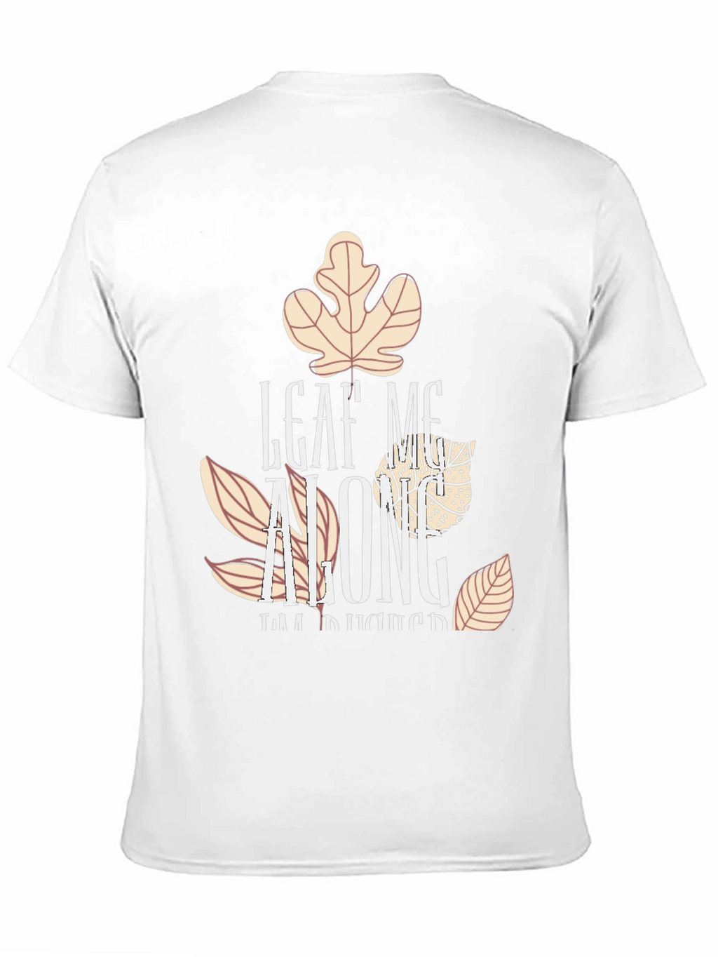Leaf Me Alone Funny Fall Graphic Tee