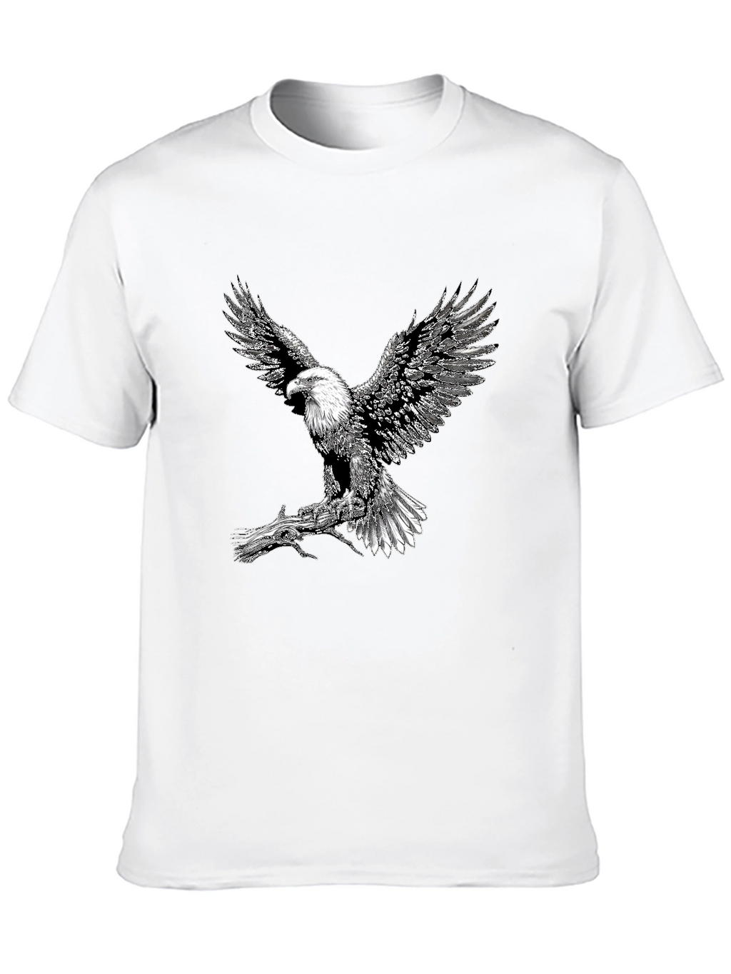 Eagle Graphic Tee - Black Short Sleeve