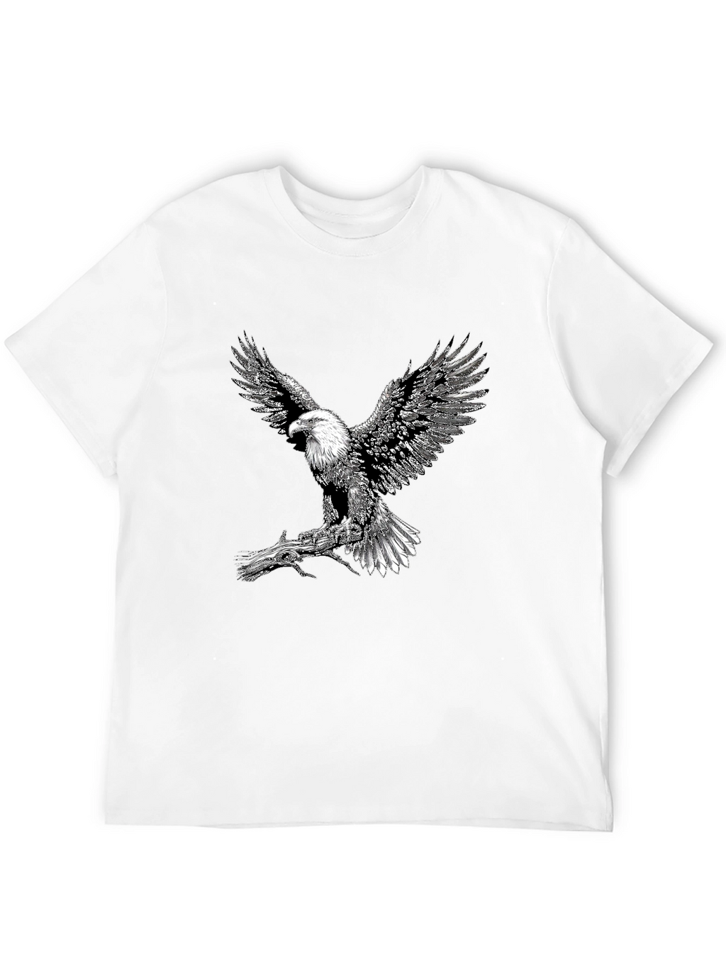 Eagle Graphic Tee - Black Short Sleeve