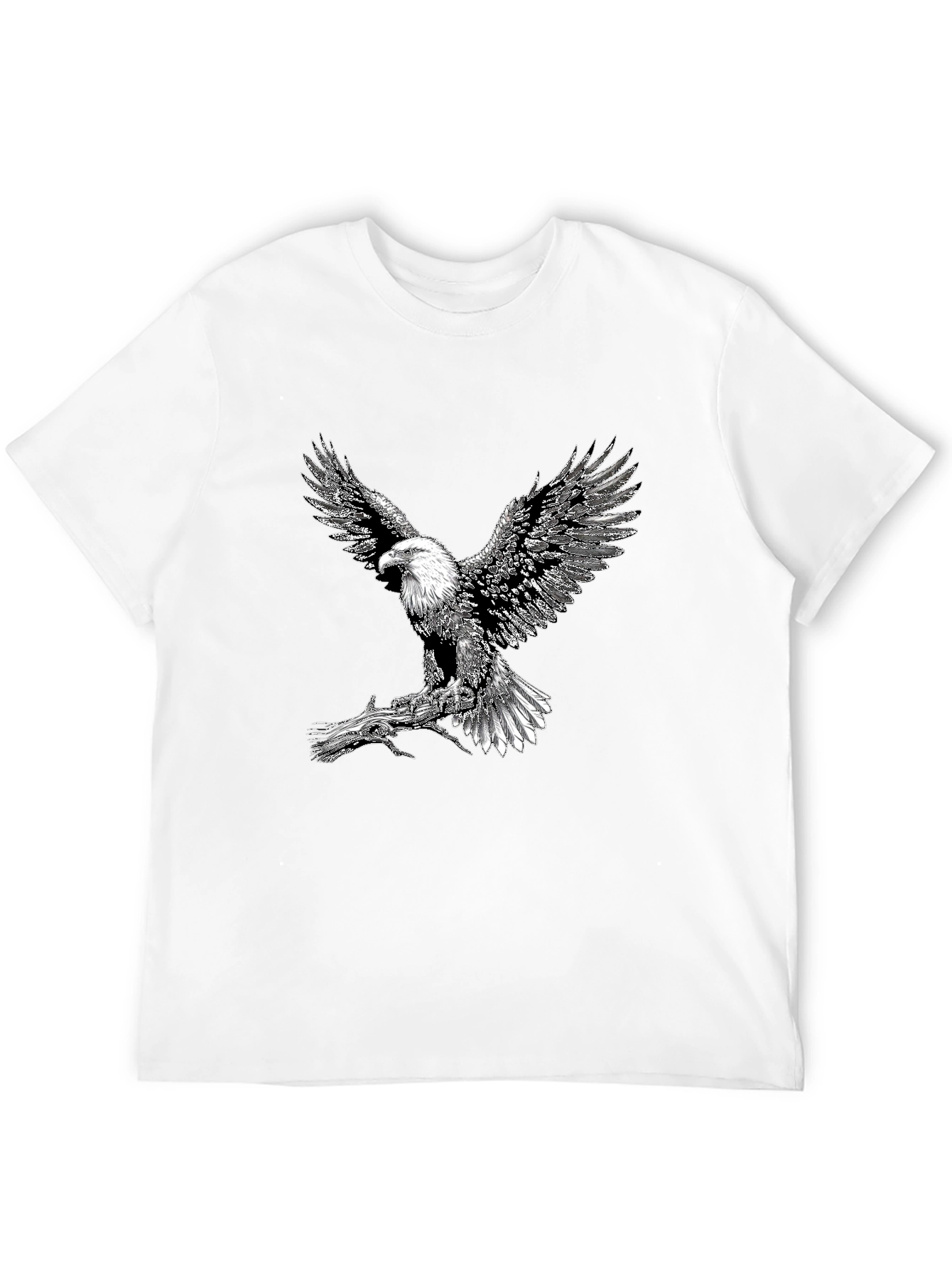 Eagle Graphic Tee - Black Short Sleeve