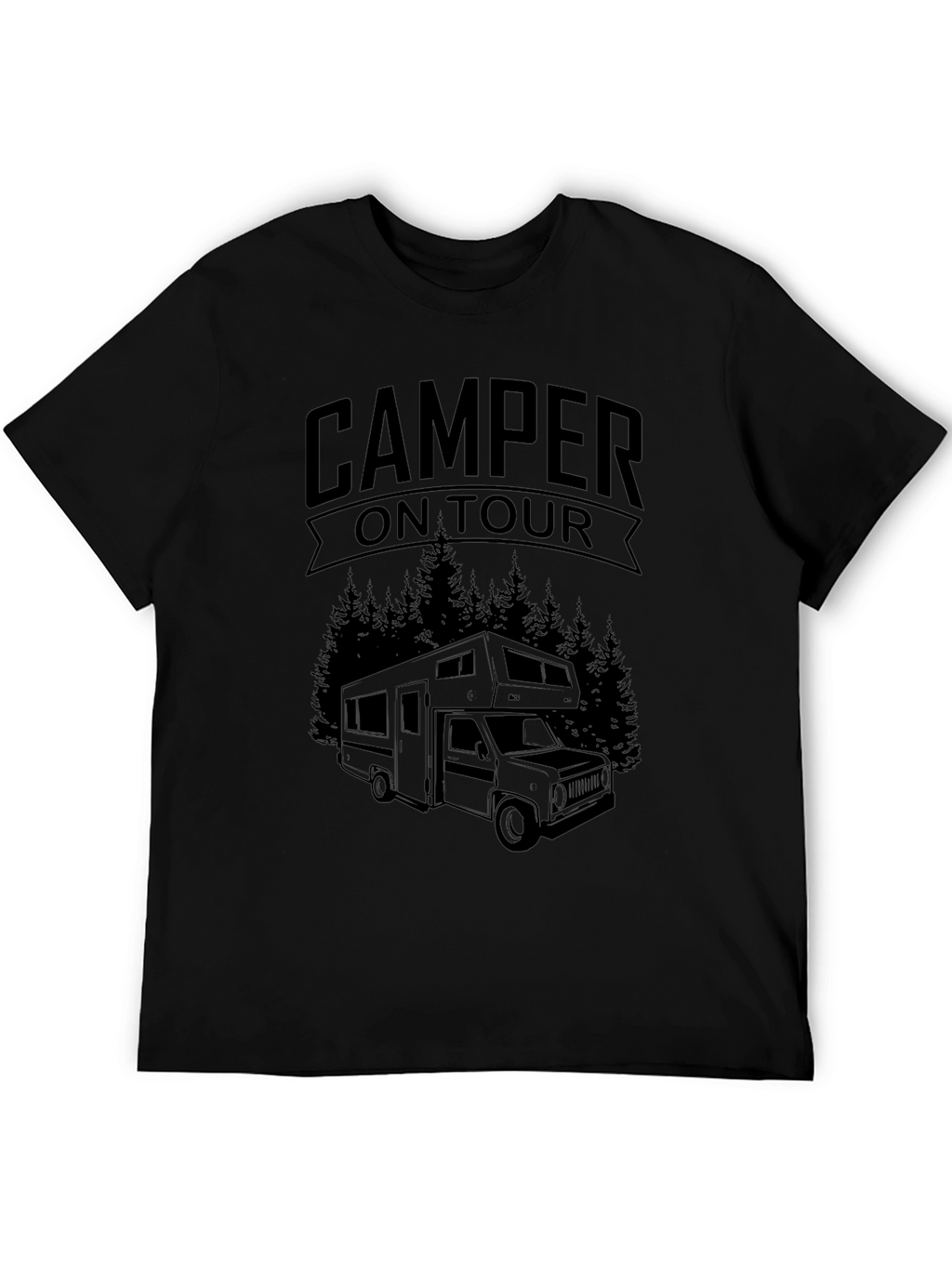 Camper On Tour Graphic T-Shirt - Adventure Ready