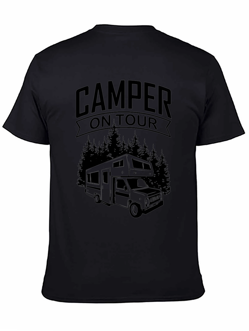 Camper On Tour Graphic T-Shirt - Adventure Ready