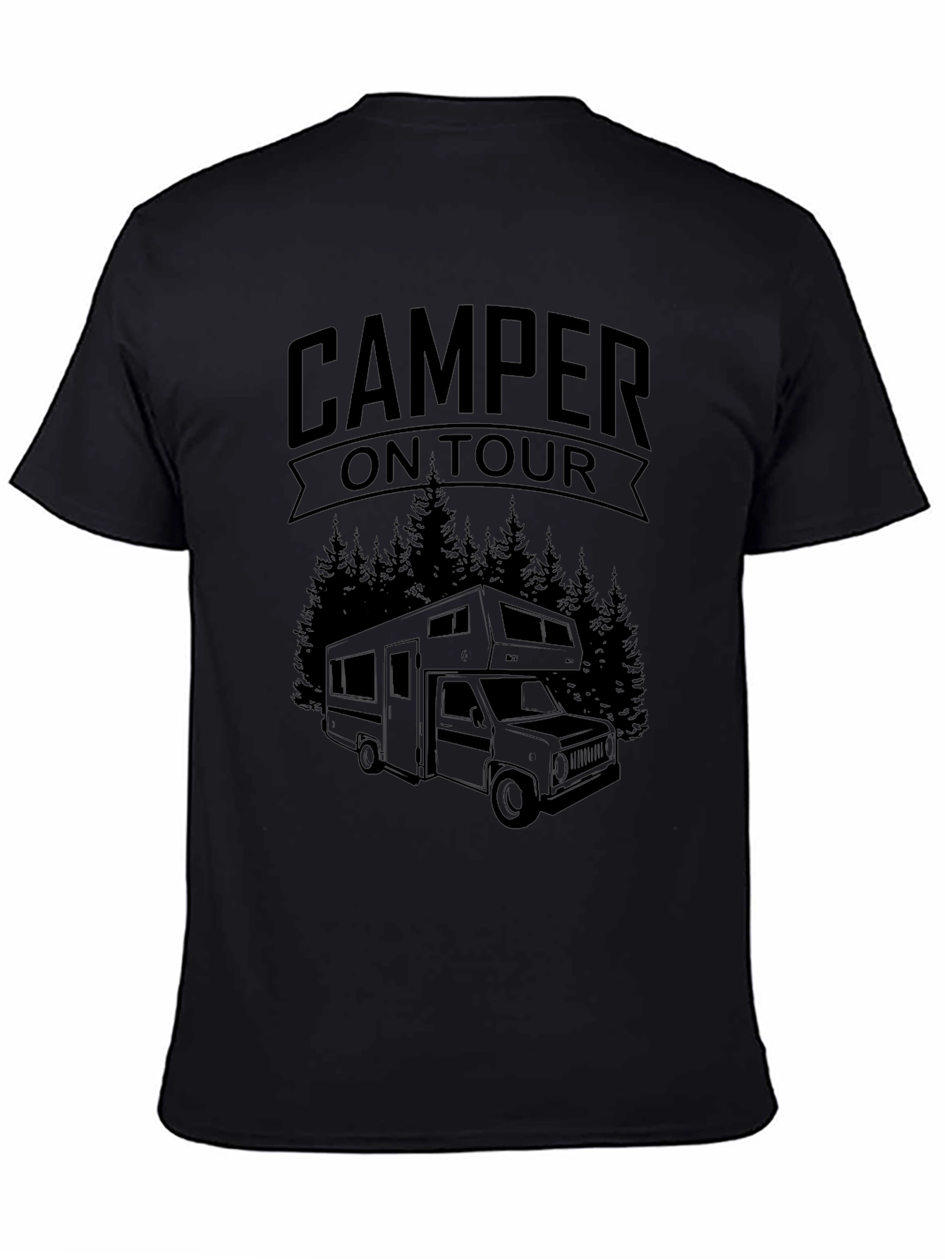 Camper On Tour Graphic T-Shirt - Adventure Ready