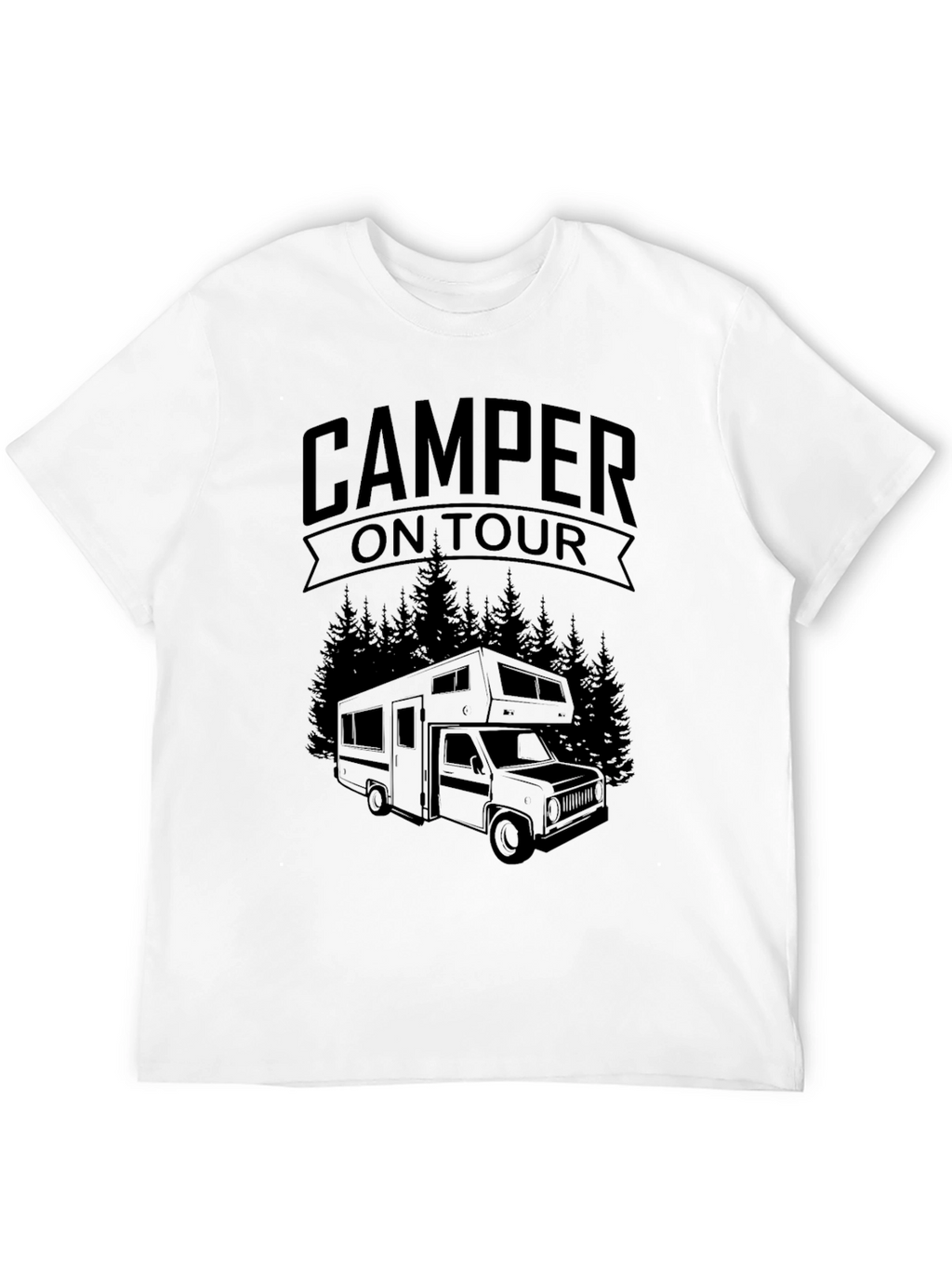 Camper On Tour Graphic T-Shirt - Adventure Ready
