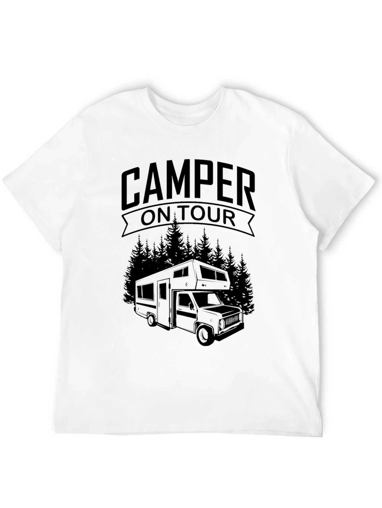 Camper On Tour Graphic T-Shirt - Adventure Ready