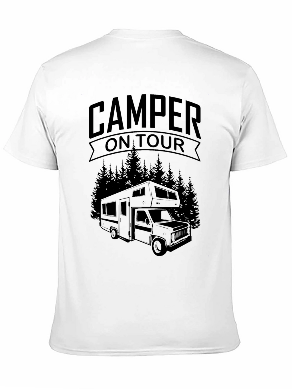 Camper On Tour Graphic T-Shirt - Adventure Ready