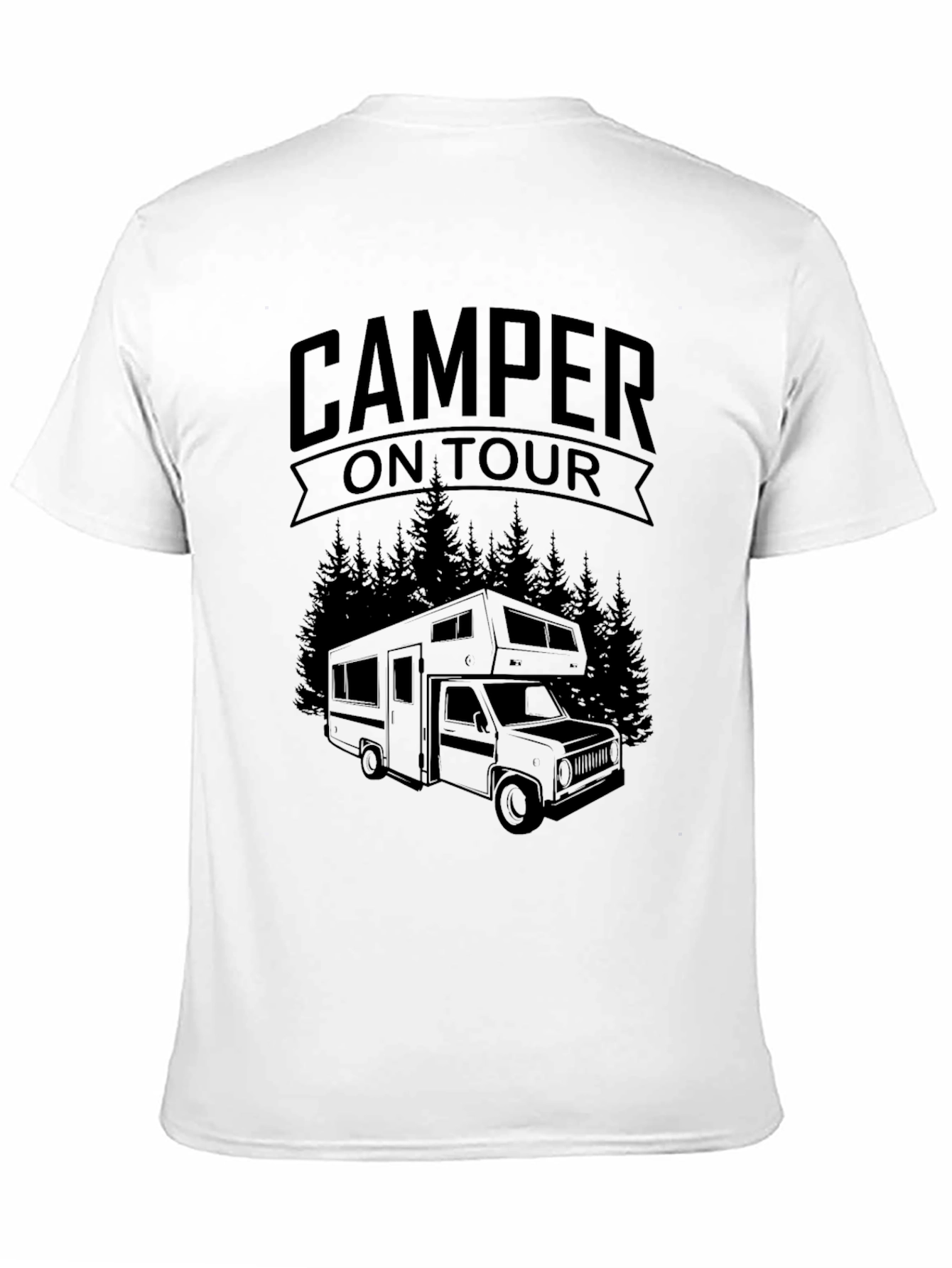 Camper On Tour Graphic T-Shirt - Adventure Ready