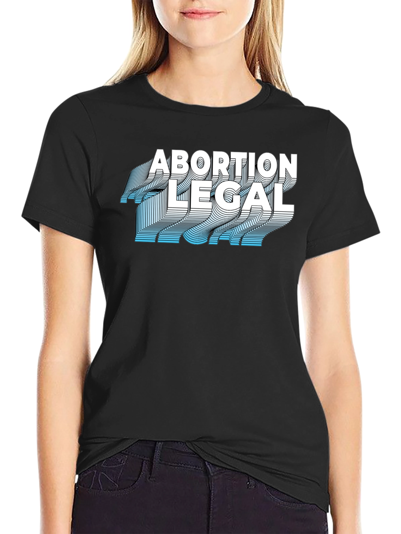 Abortion is Legal Graphic Tee - Pro Choice Shirt