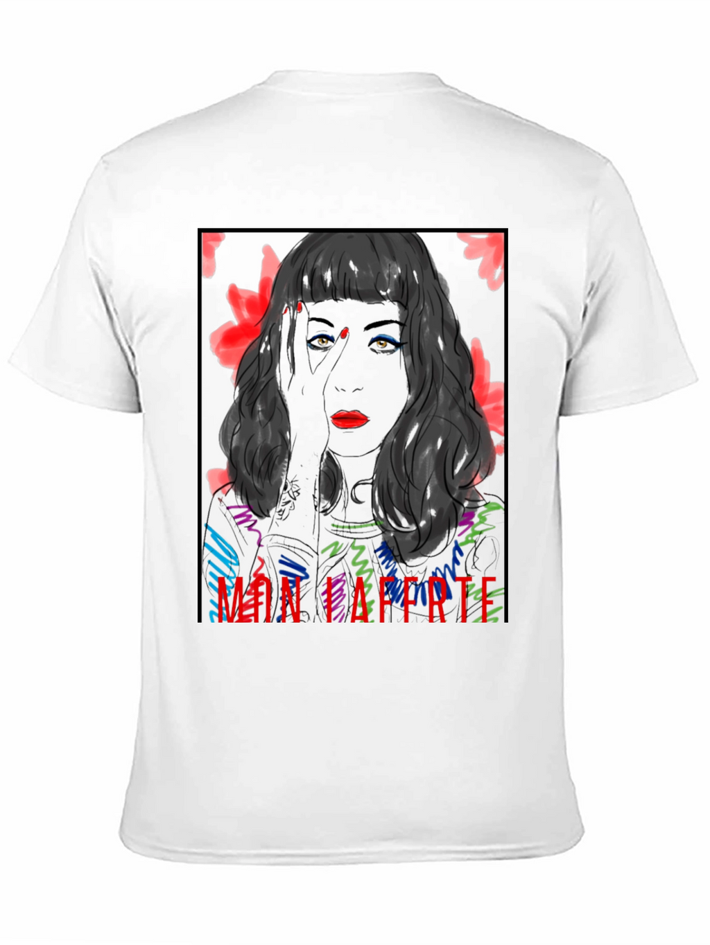 Mon Laferte Graphic Tee - Bold Black T-Shirt