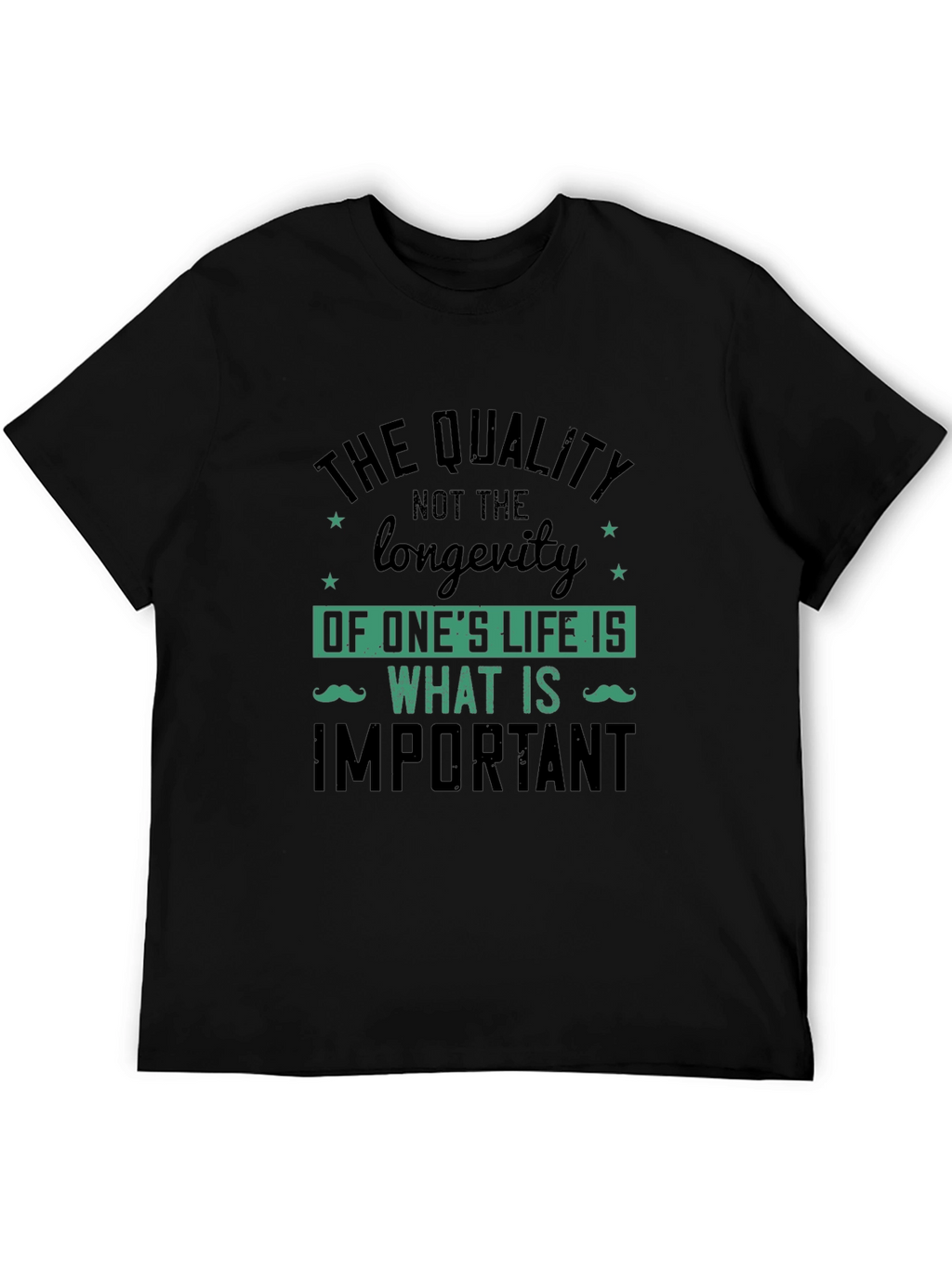 Quality Over Longevity Graphic Print Tee