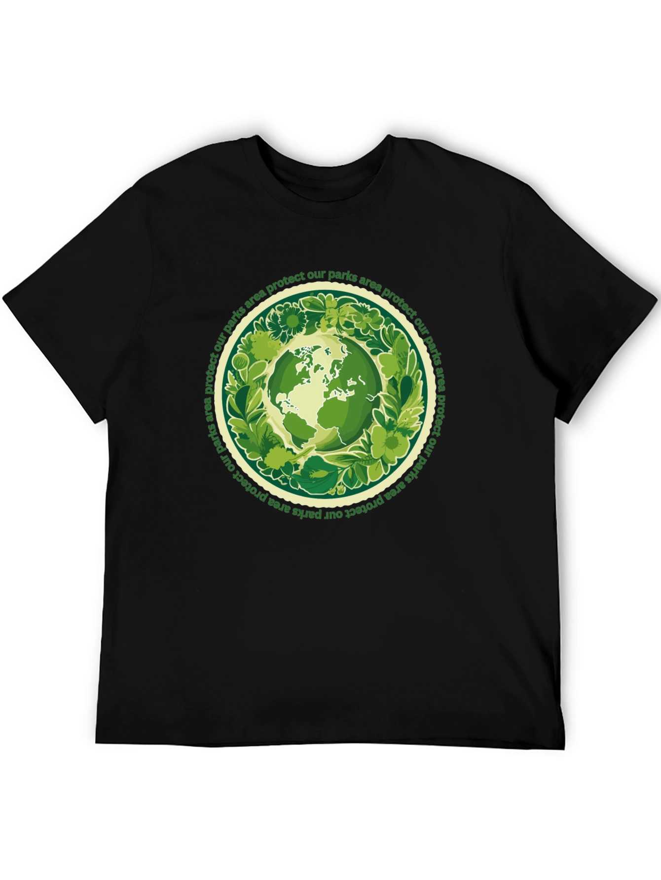 Eco-Friendly Earth Graphic Tee - Protect Our Parks