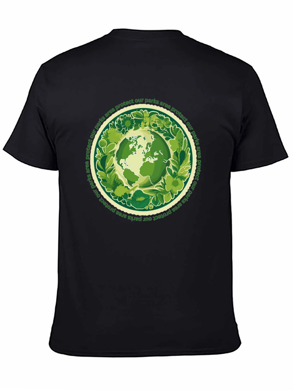 Eco-Friendly Earth Graphic Tee - Protect Our Parks