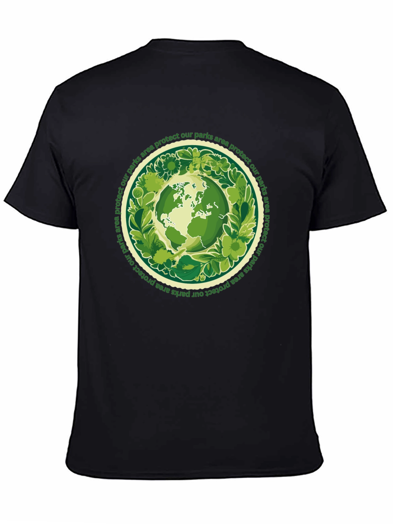 Eco-Friendly Earth Graphic Tee - Protect Our Parks