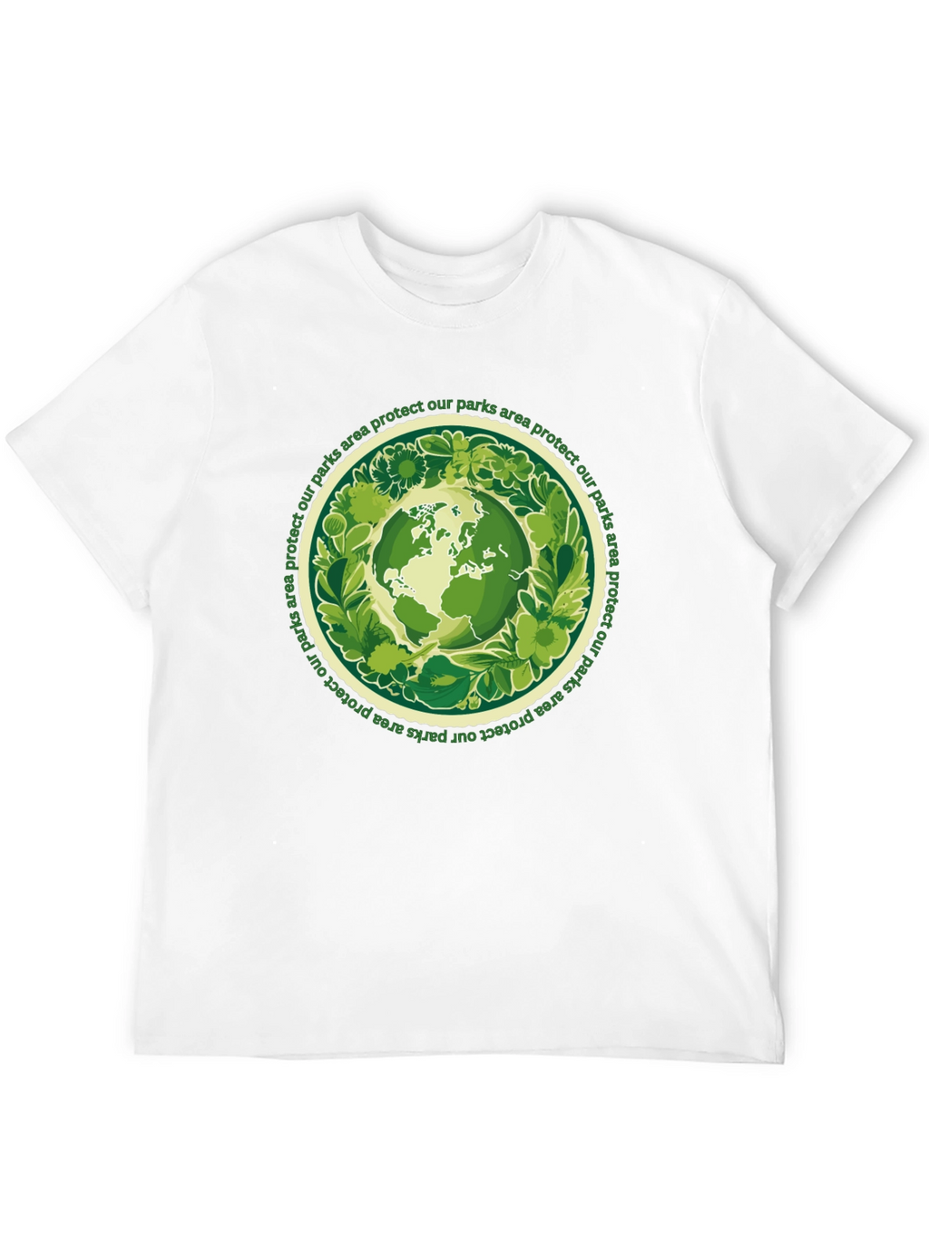 Eco-Friendly Earth Graphic Tee - Protect Our Parks