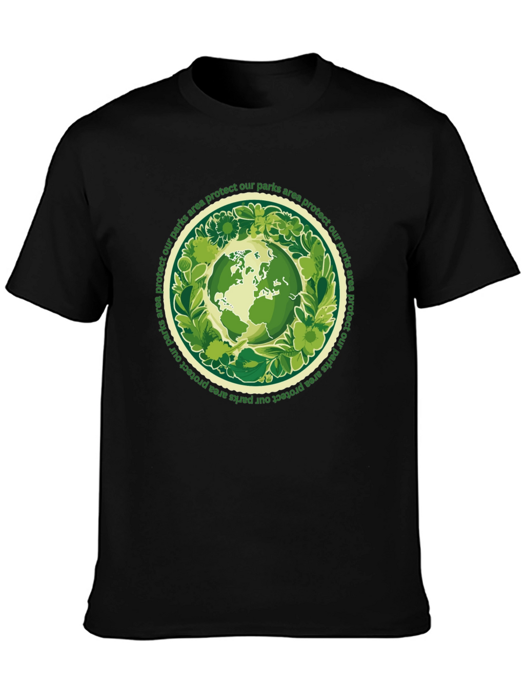 Eco-Friendly Earth Graphic Tee - Protect Our Parks