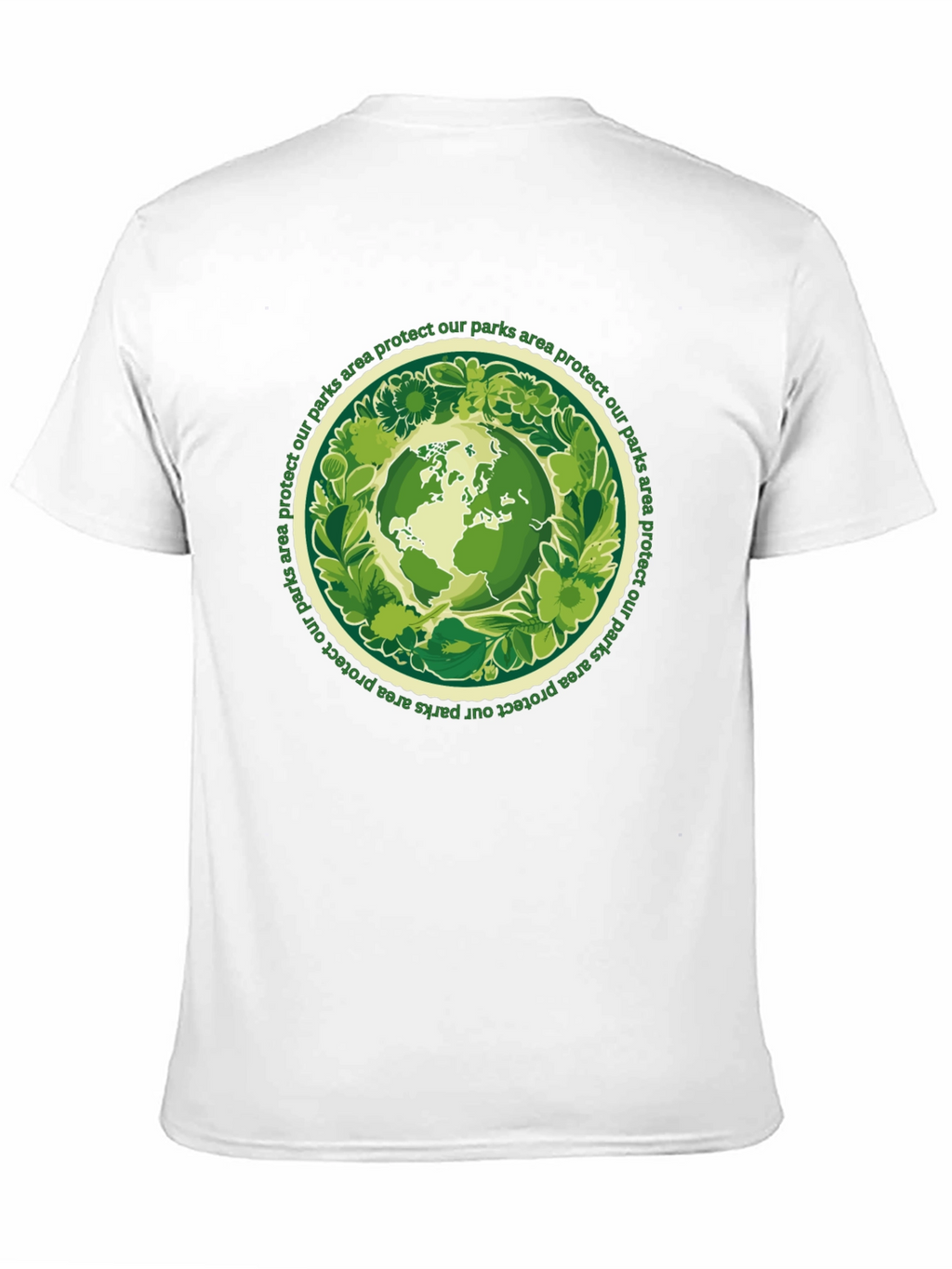 Eco-Friendly Earth Graphic Tee - Protect Our Parks
