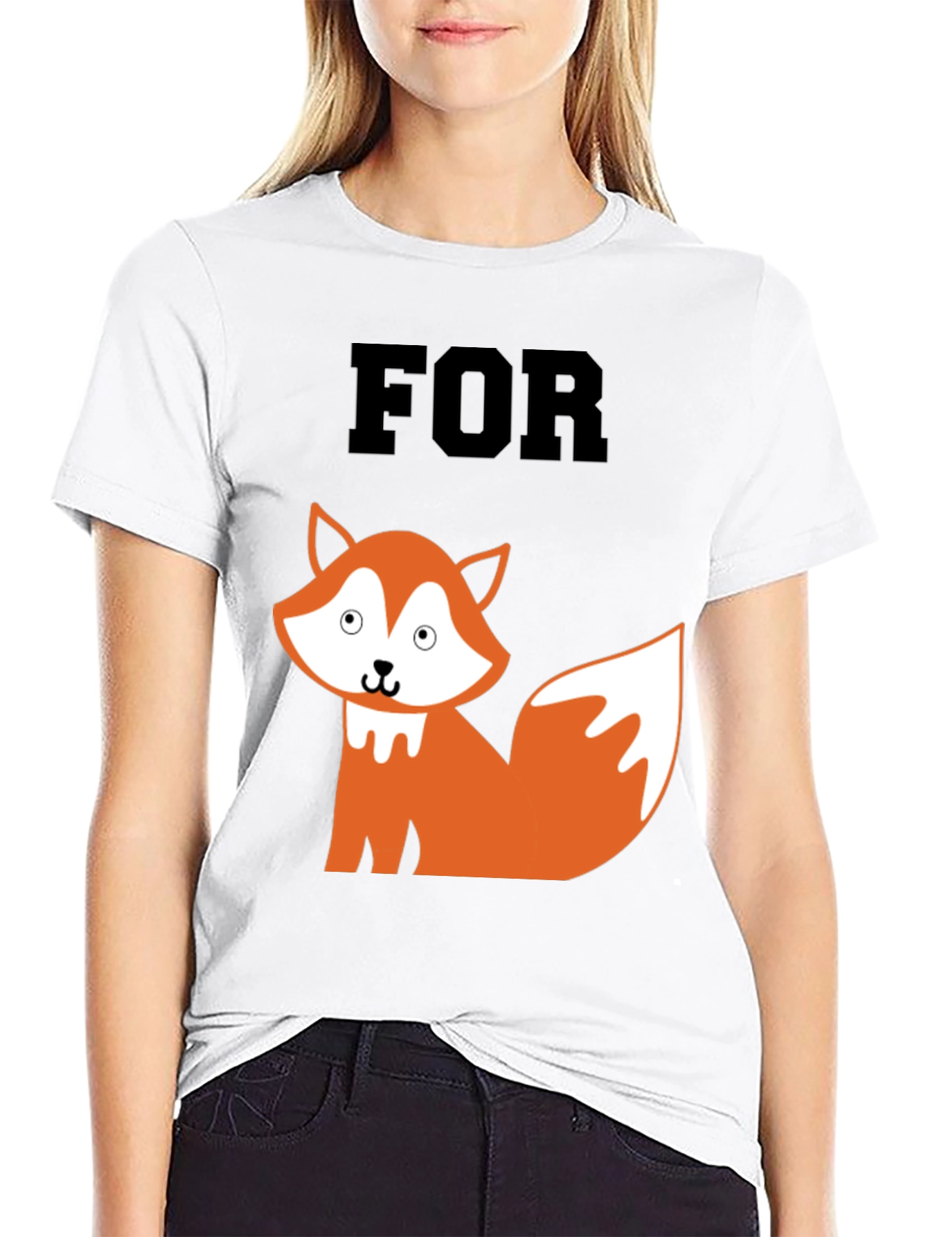 Cute Fox Graphic T-Shirt - FOR Fox Sake!