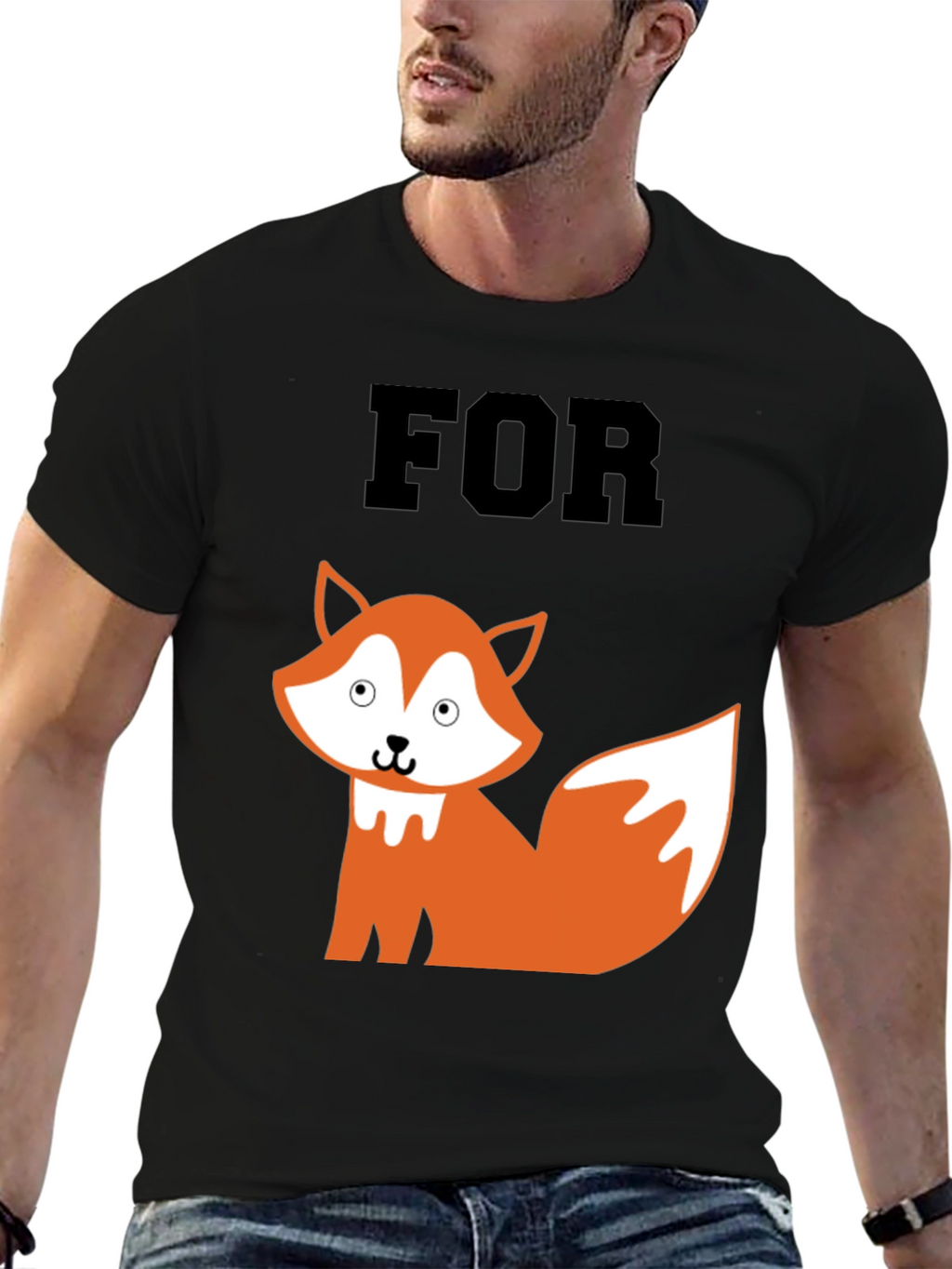 Cute Fox Graphic T-Shirt - FOR Fox Sake!