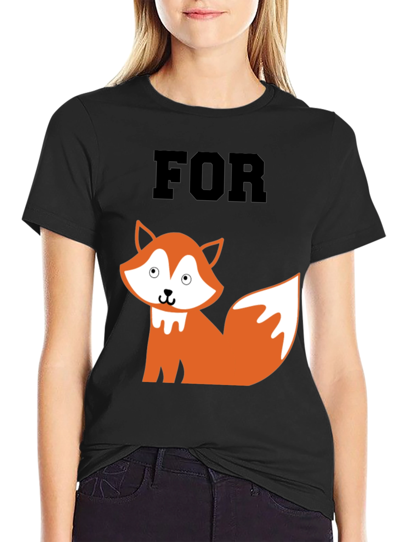Cute Fox Graphic T-Shirt - FOR Fox Sake!