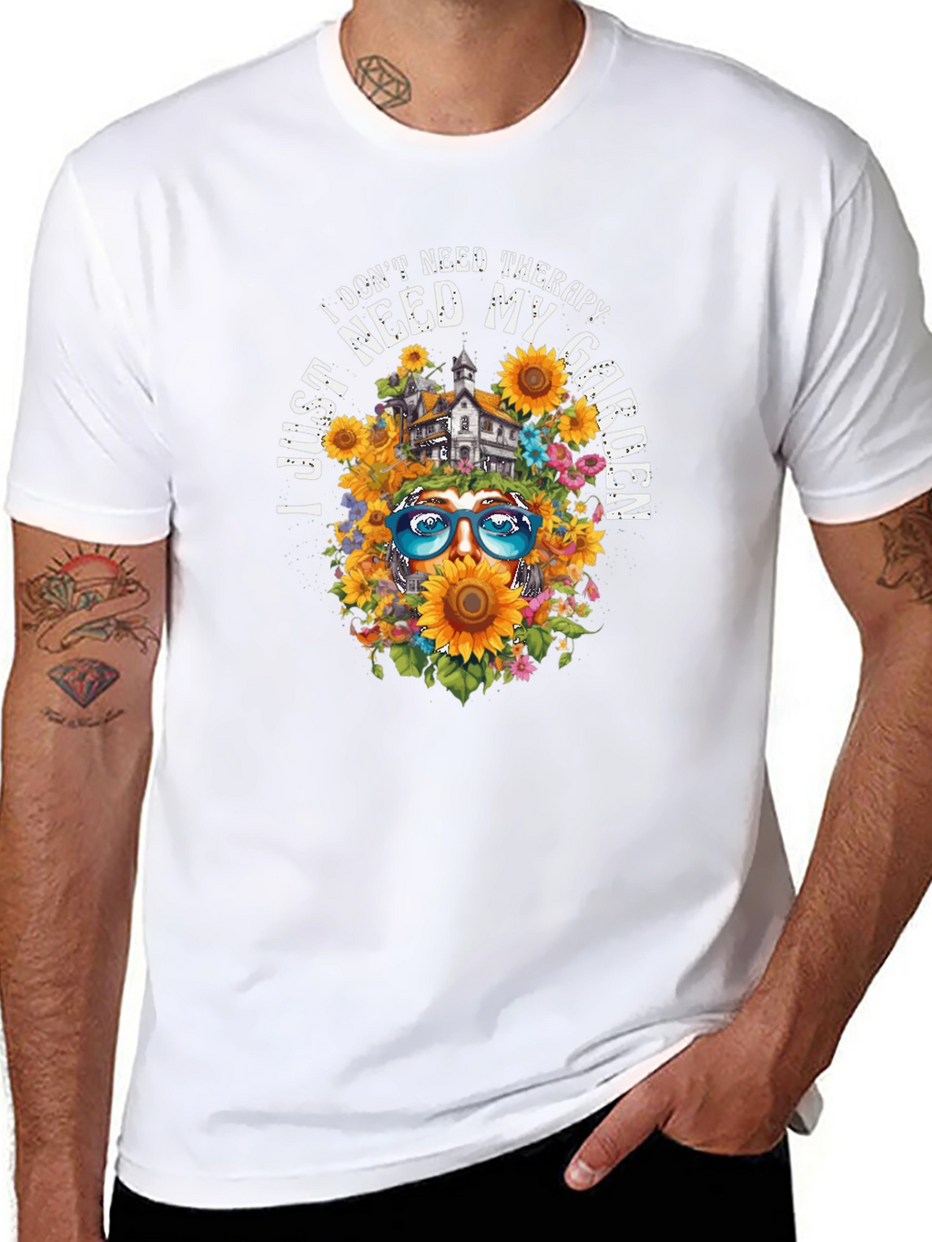 I Dont Need Therapy I Need My Garden T-Shirt