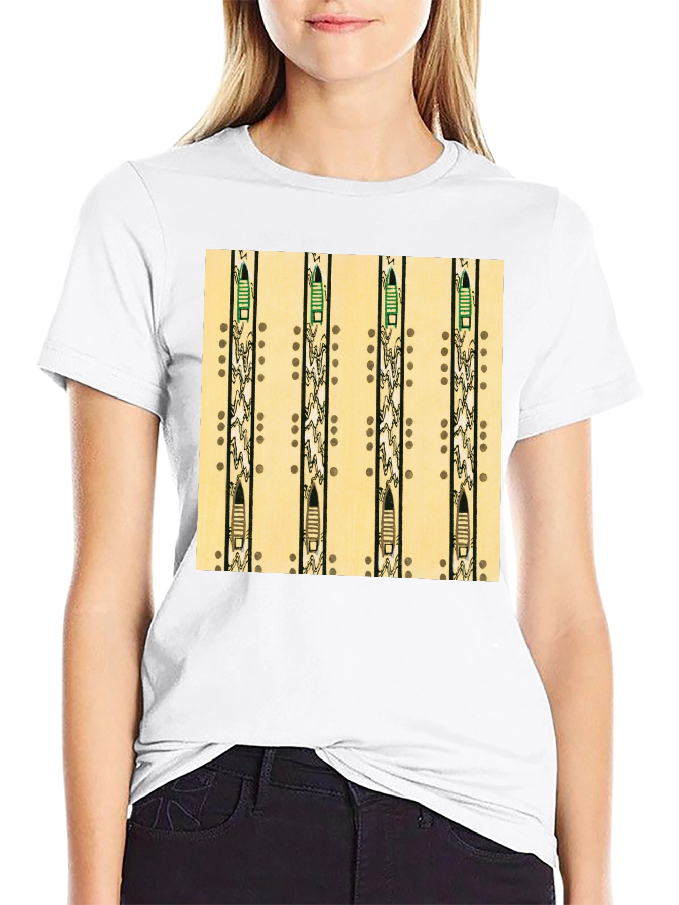 Native American Flute Pattern T-Shirt
