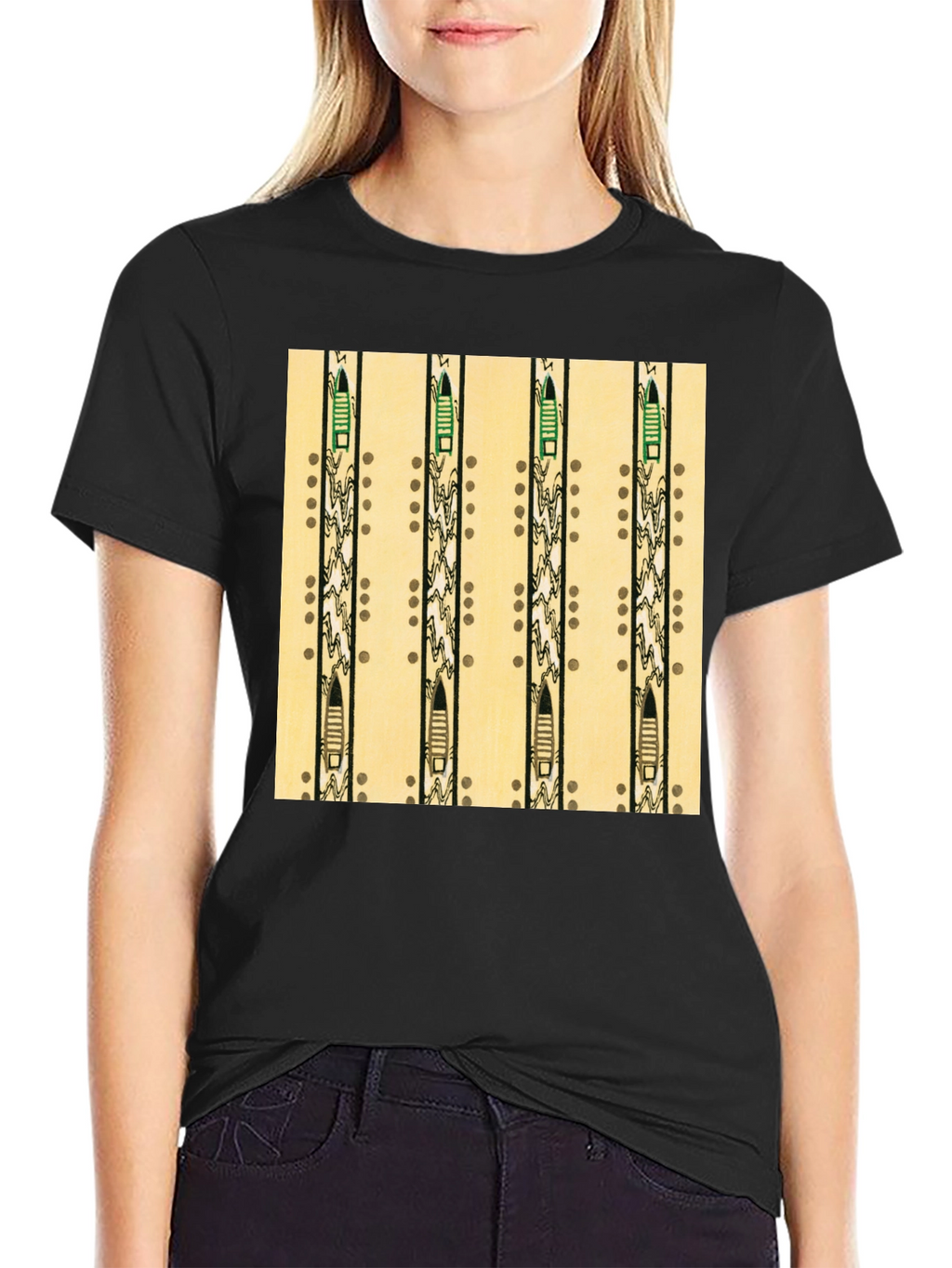 Native American Flute Pattern T-Shirt