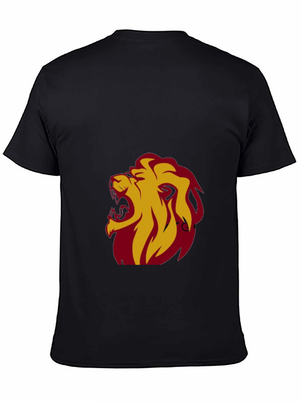 Roaring Lion Graphic Tee - Bold Black T-Shirt