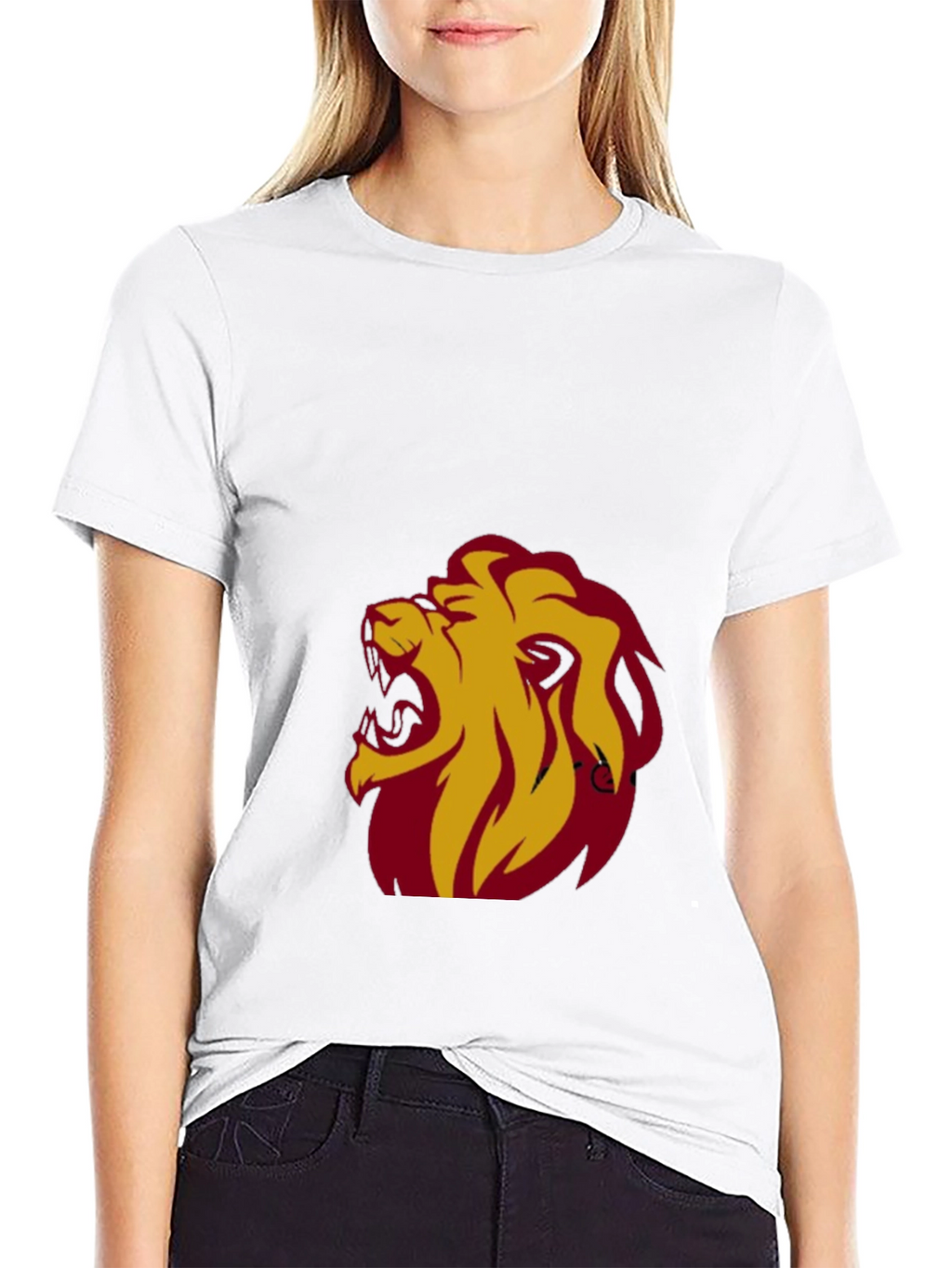Roaring Lion Graphic Tee - Bold Black T-Shirt