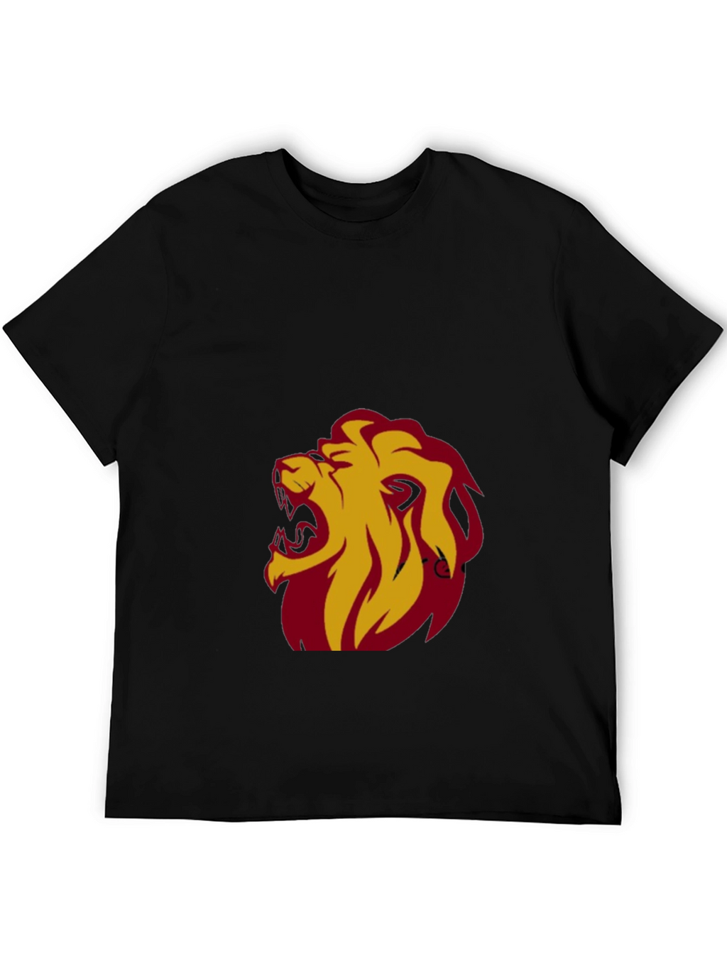 Roaring Lion Graphic Tee - Bold Black T-Shirt