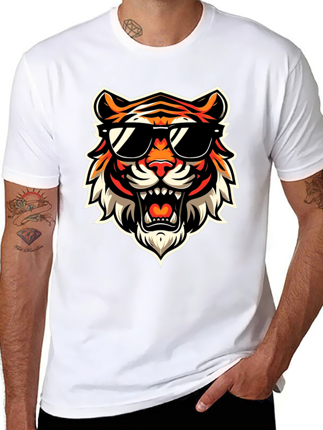 Cool Tiger Graphic Tee - Bold Streetwear