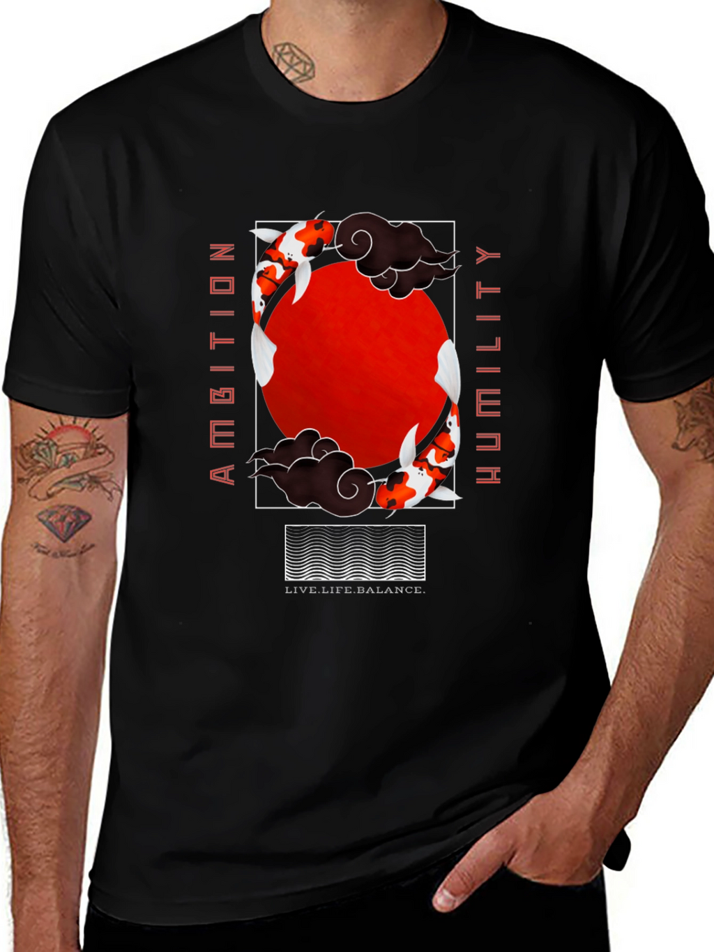 Ambition Humility Koi Fish T-Shirt