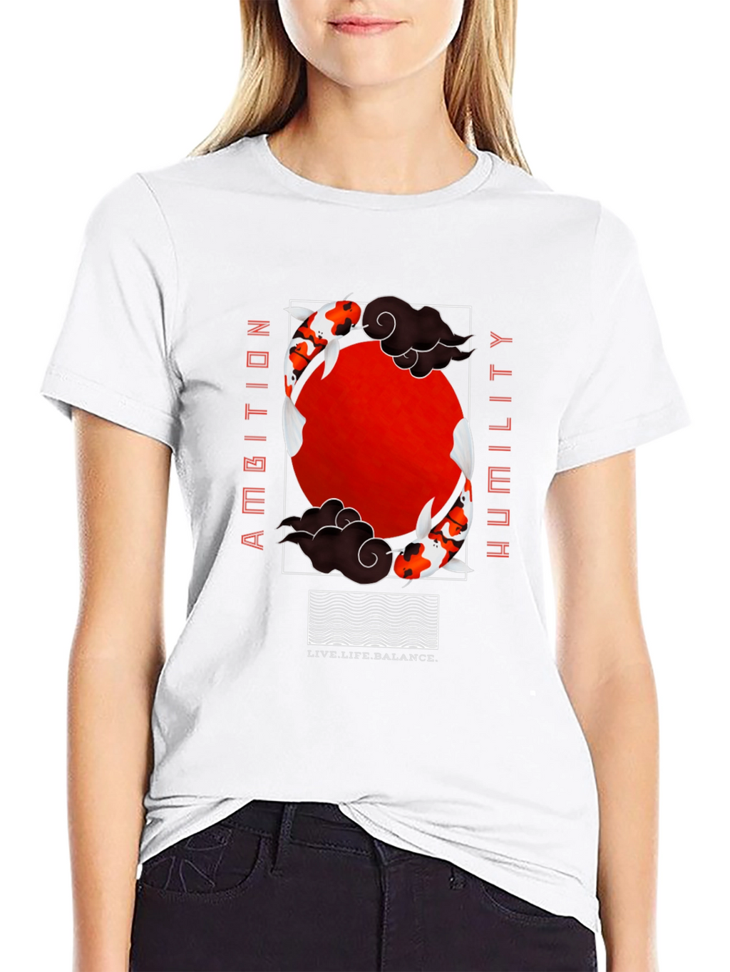 Ambition Humility Koi Fish T-Shirt