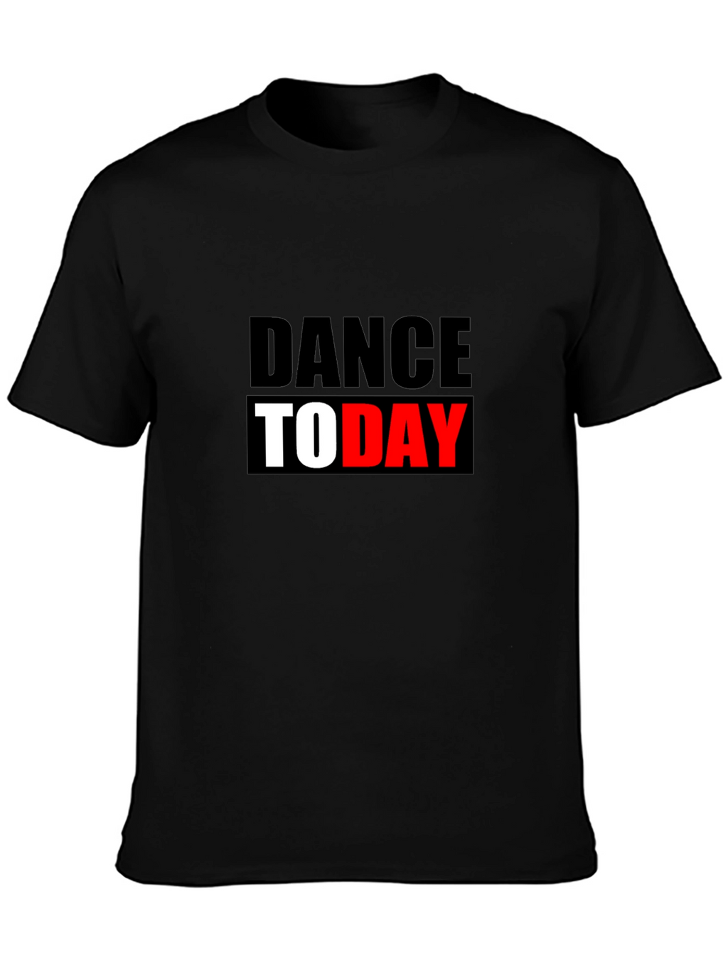 Dance Today Graphic Tee - Black Cotton T-Shirt