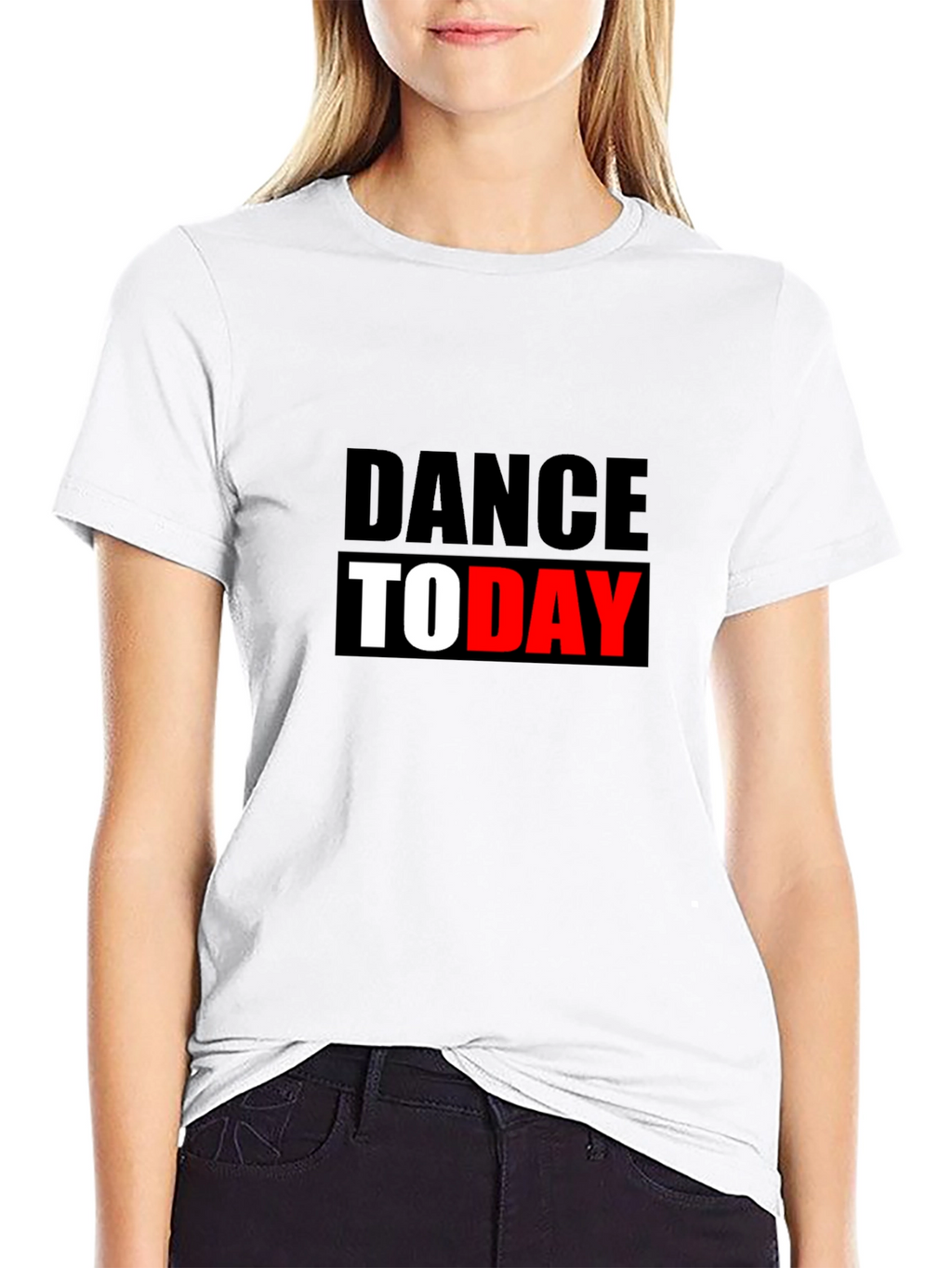 Dance Today Graphic Tee - Black Cotton T-Shirt